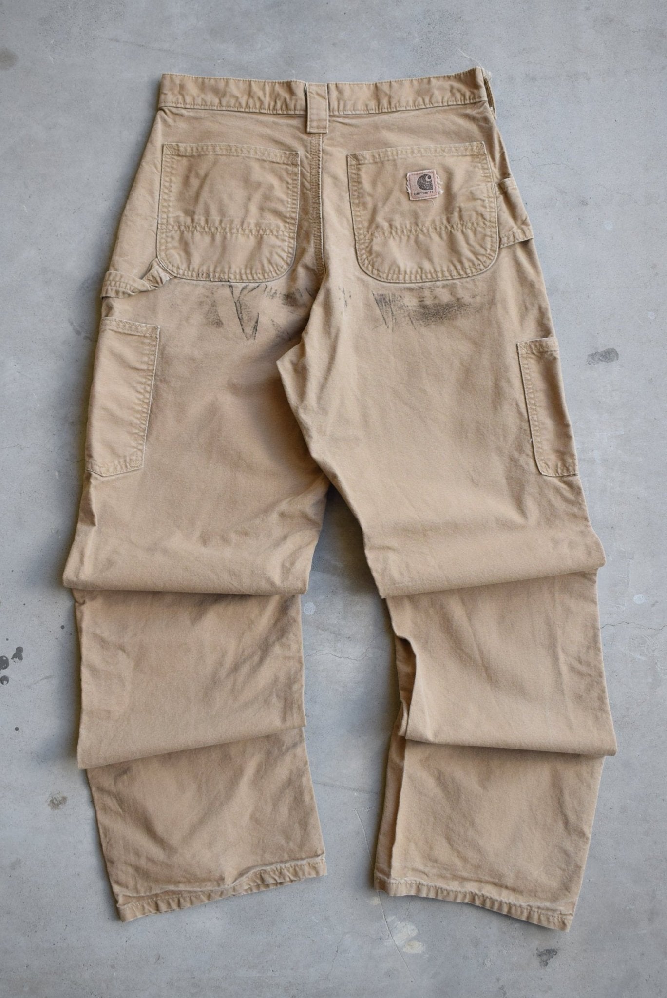 Carhartt Tan Carpenter Pants — 2000s (29) - Retrospective Store