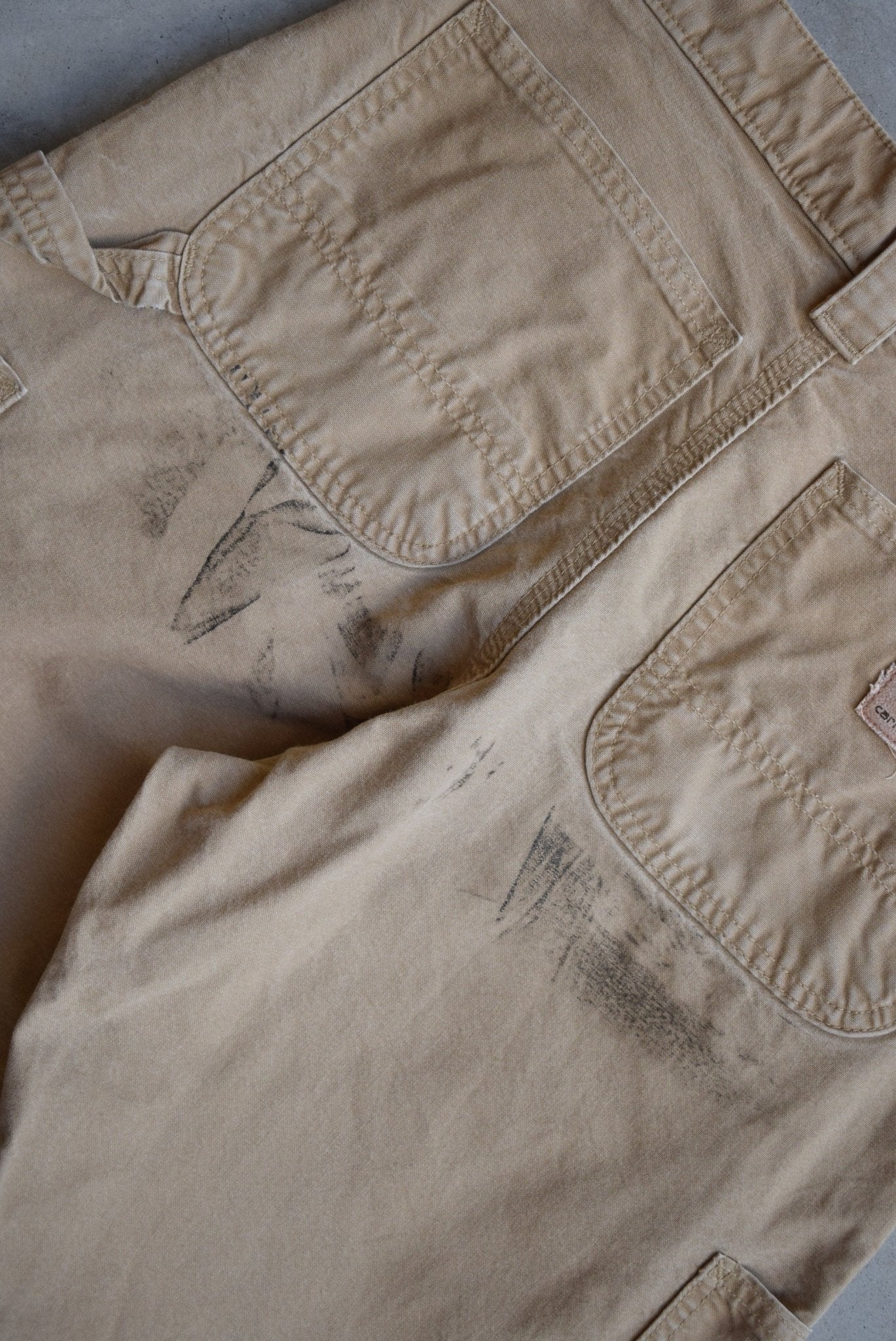Carhartt Tan Carpenter Pants — 2000s (29) - Retrospective Store