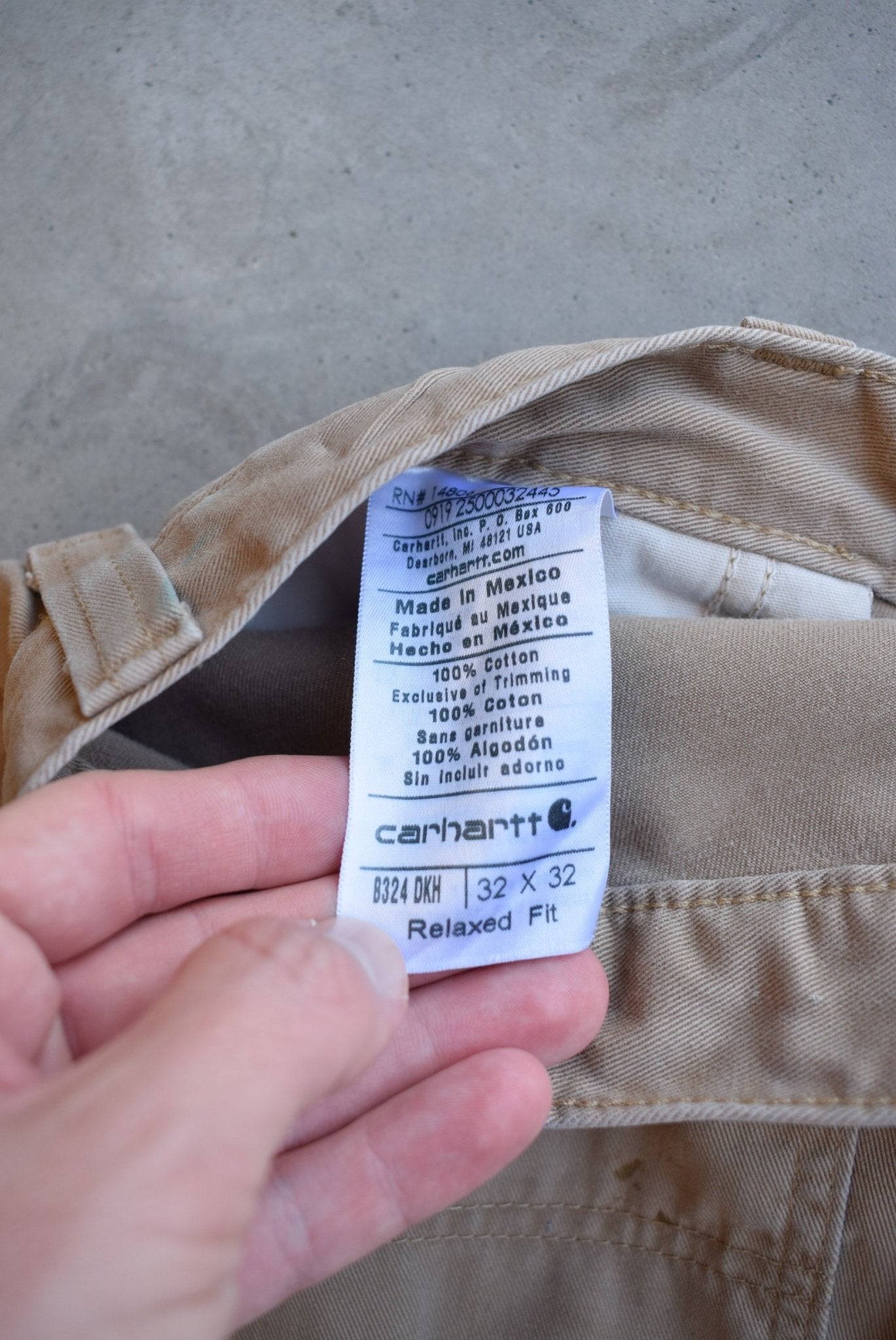 Carhartt Tan Carpenter Pants — 2000s (32) - Retrospective Store