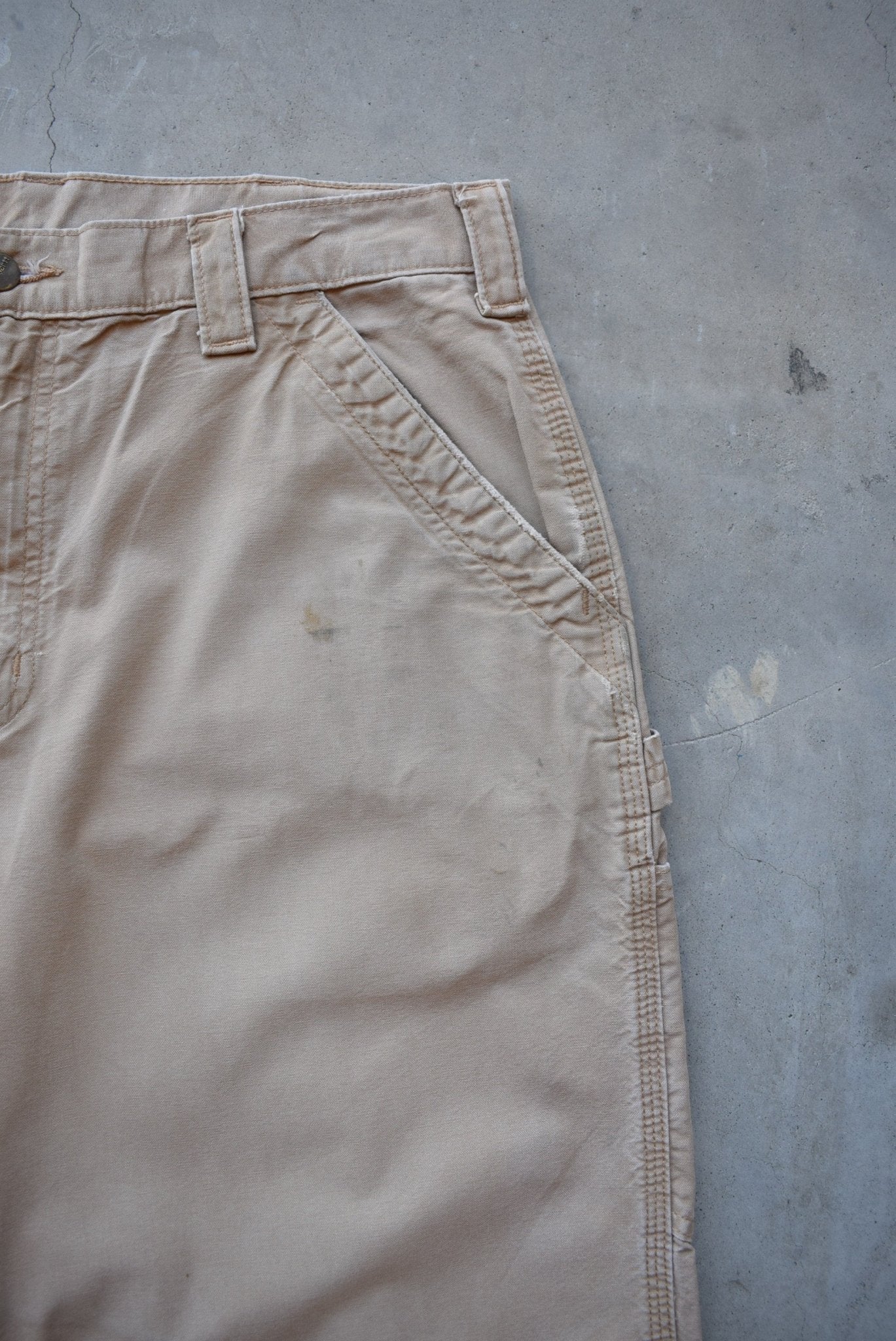 Carhartt Tan Carpenter Pants — 2000s (36) - Retrospective Store