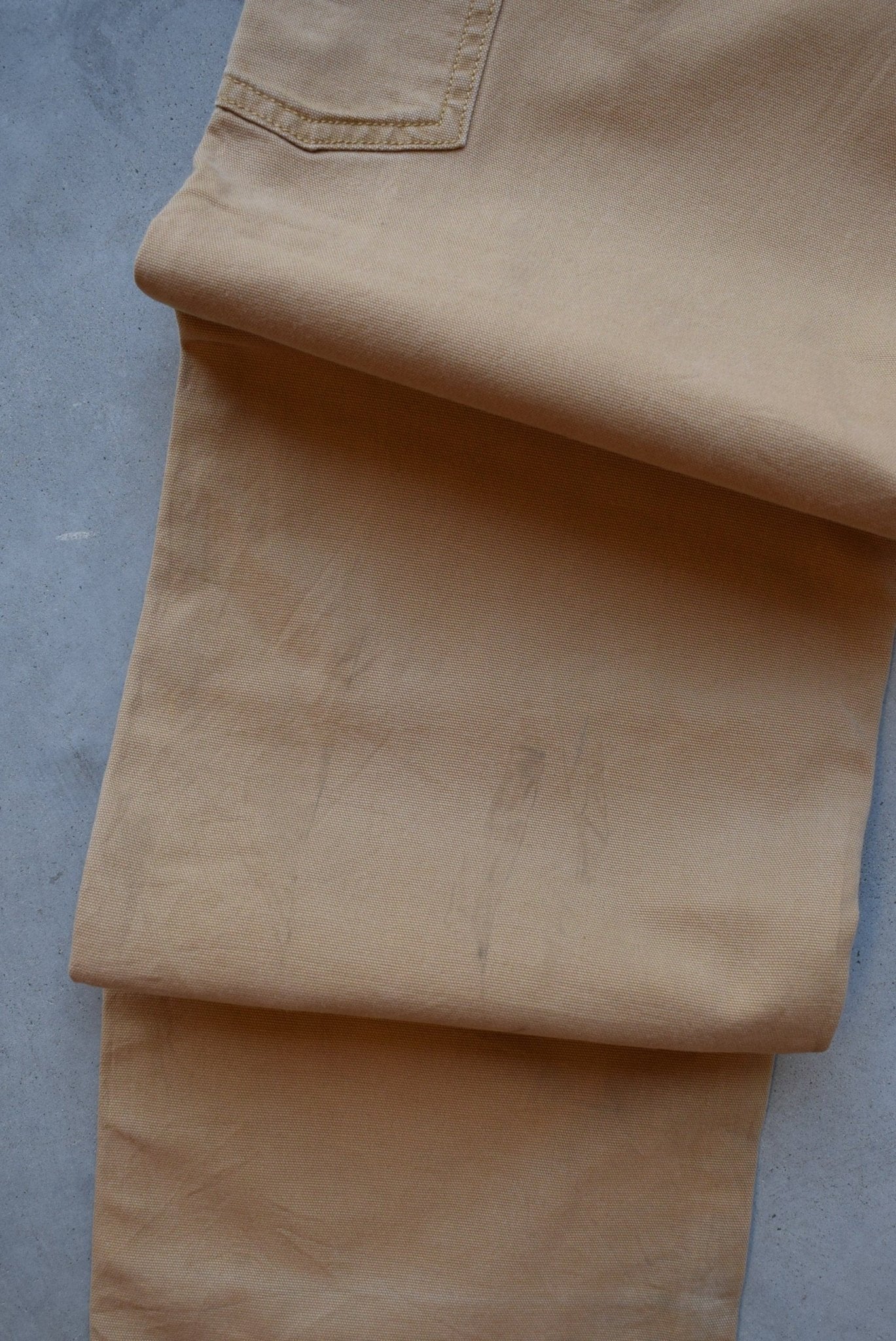 Carhartt Tan Double-Knee Carpenter Pants — 2000s (34) - Retrospective Store
