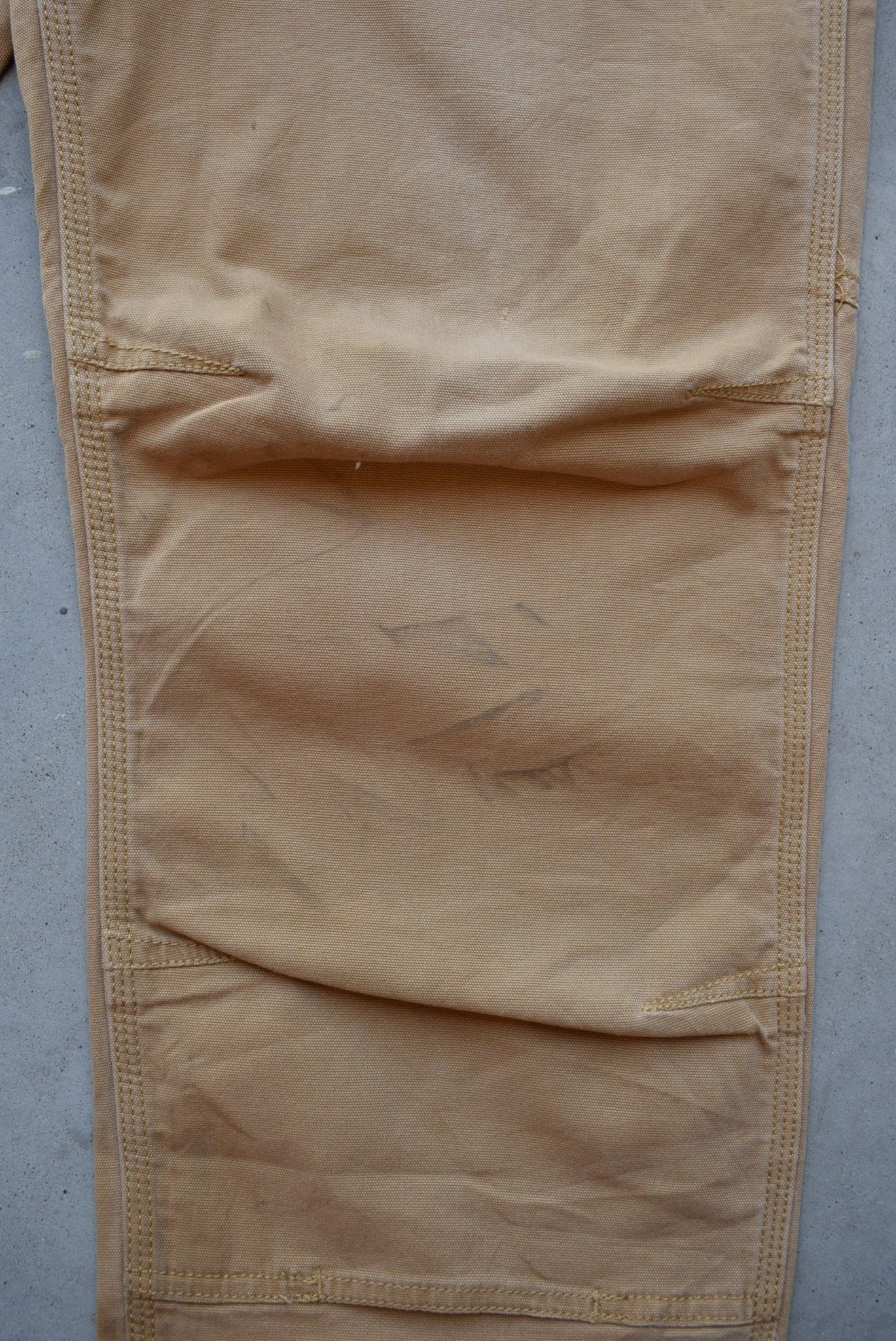 Carhartt Tan Double-Knee Carpenter Pants — 2000s (34) - Retrospective Store