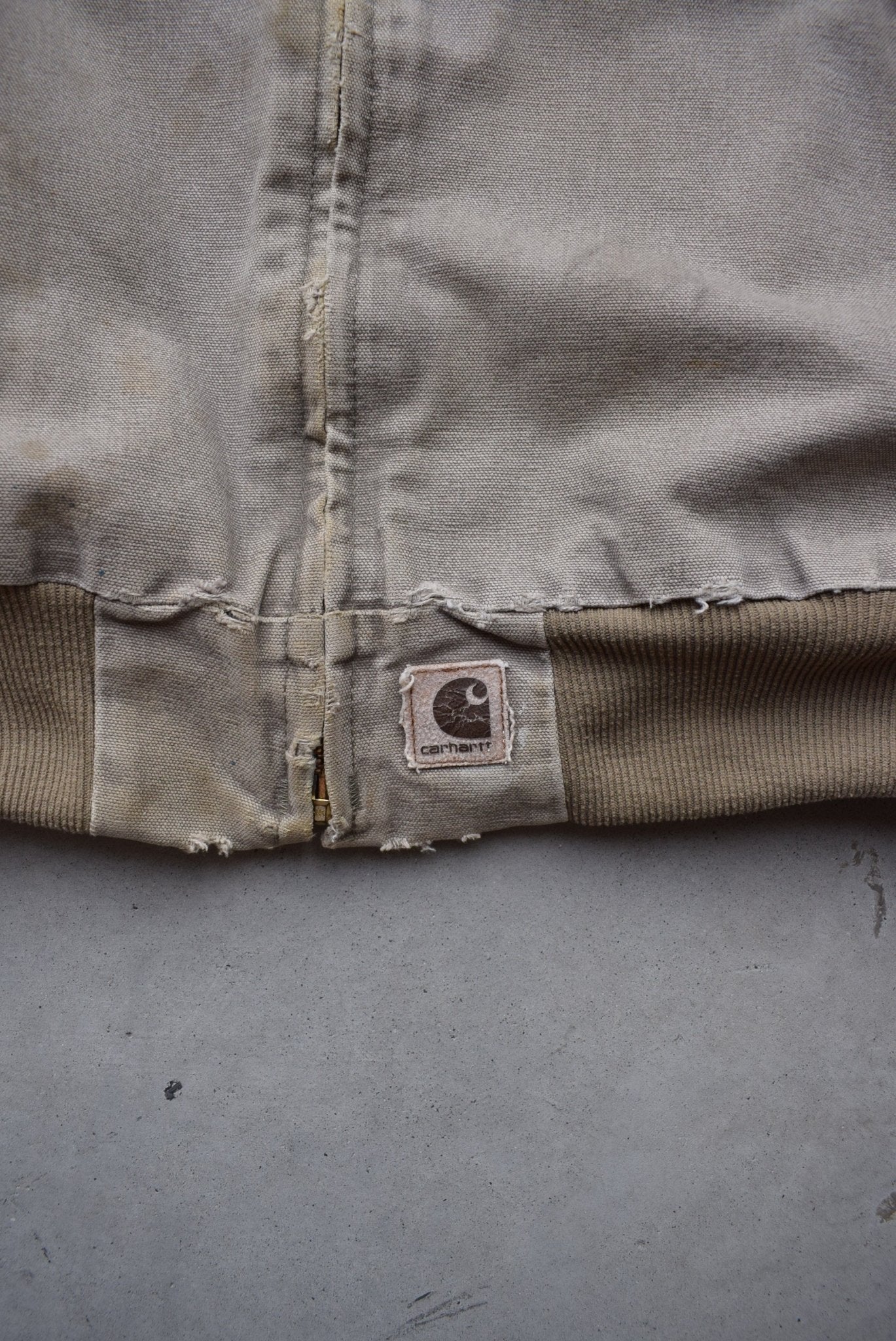 Carhartt Tan Heavyweight Workwear Jacket — 1990s (XL) - Retrospective Store