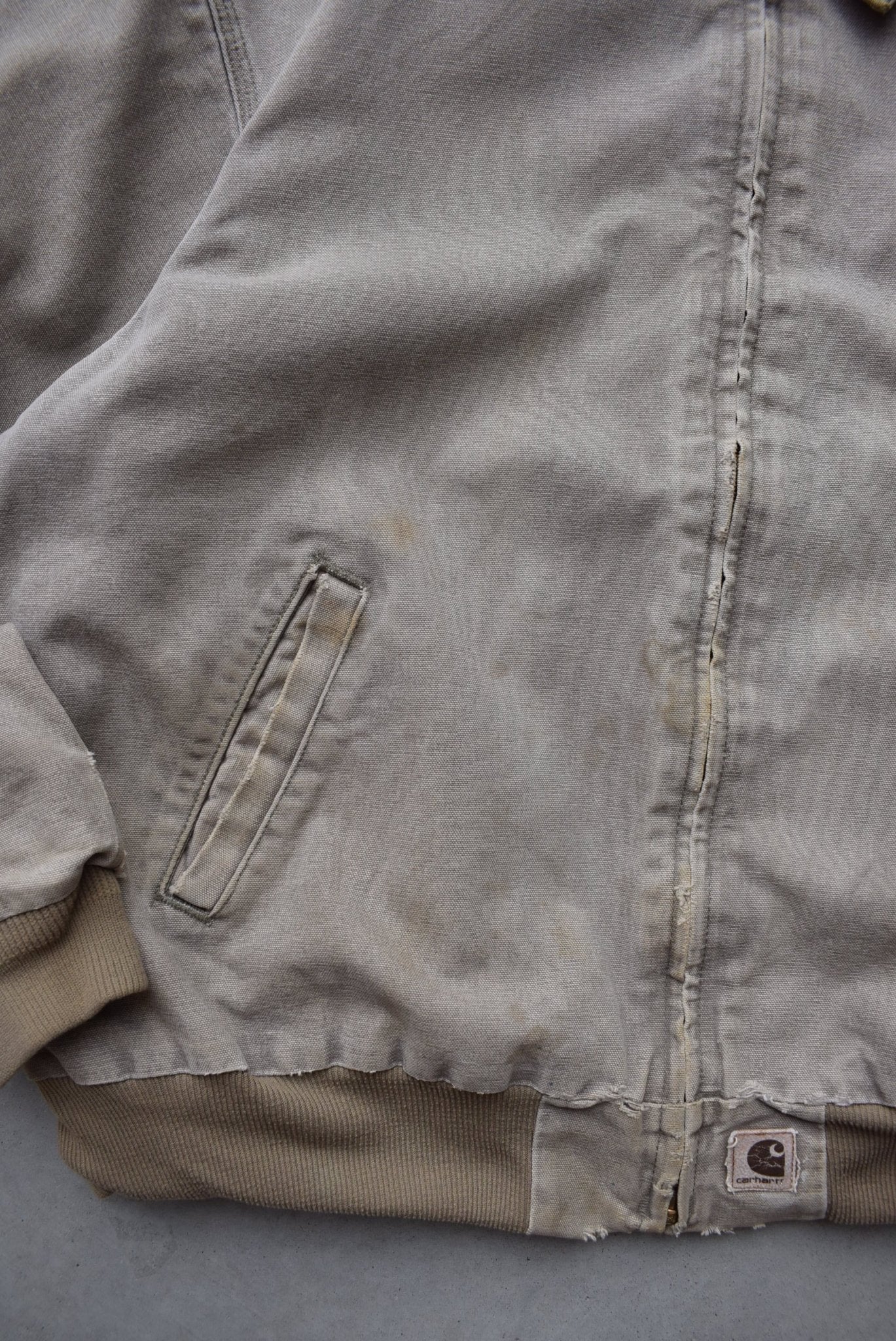 Carhartt Tan Heavyweight Workwear Jacket — 1990s (XL) - Retrospective Store