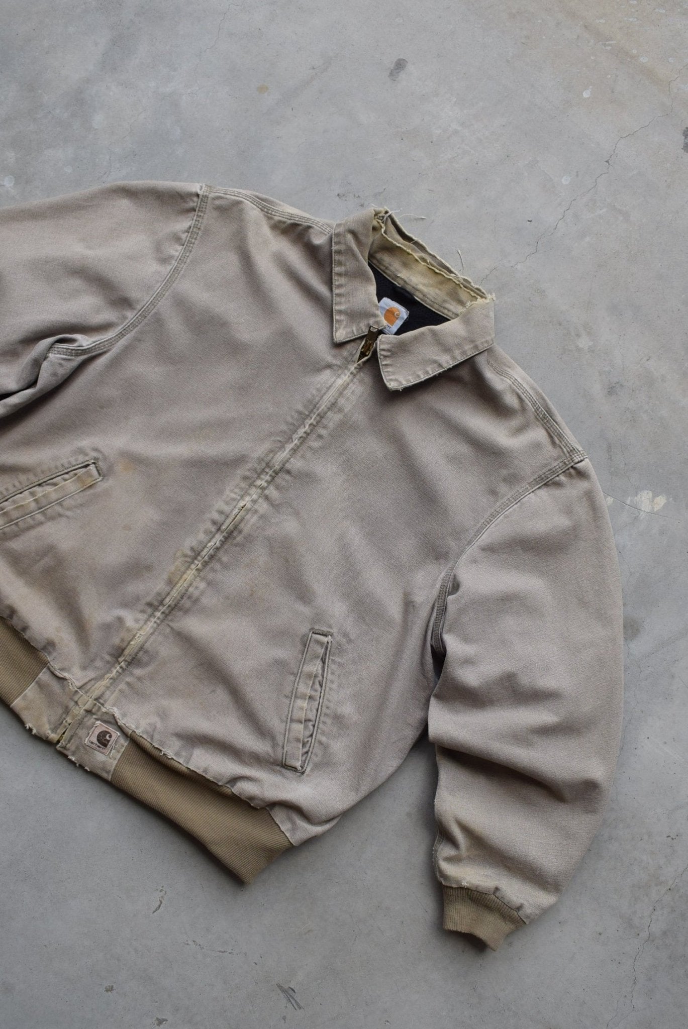 Carhartt Tan Heavyweight Workwear Jacket — 1990s (XL) - Retrospective Store