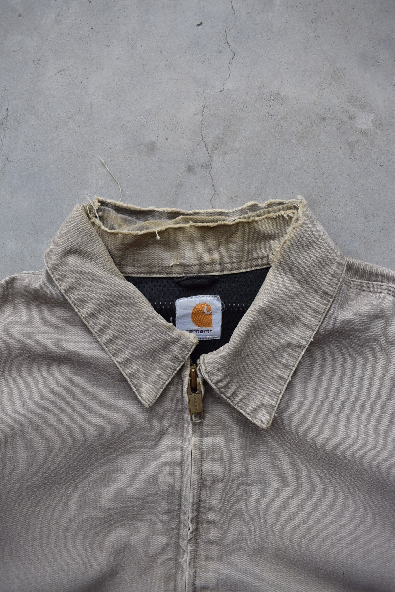 Carhartt Tan Heavyweight Workwear Jacket — 1990s (XL) - Retrospective Store
