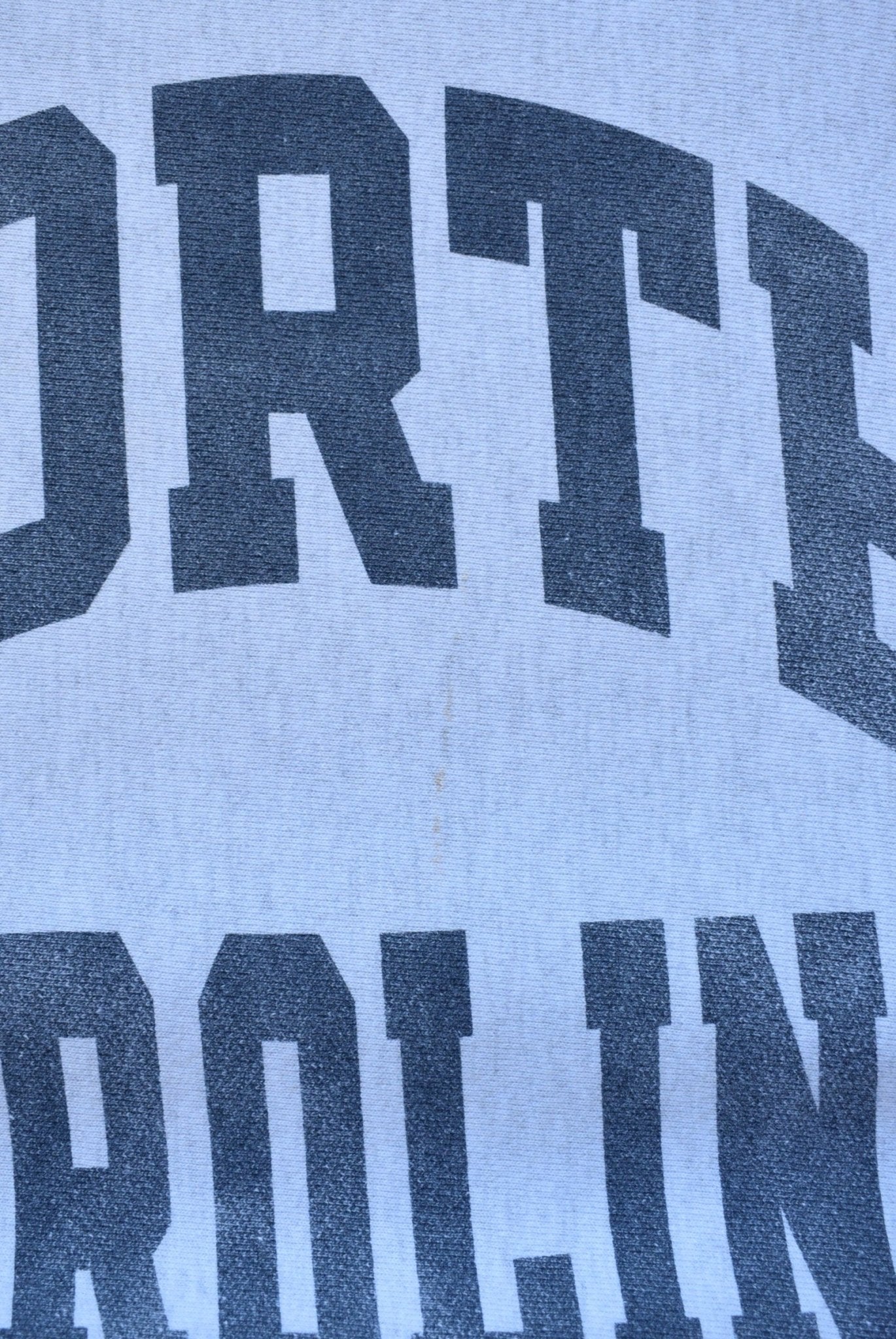 Champion x University of North Carolina Grey Reverse-Weave Crewneck — 1990s (XL) - Retrospective Store