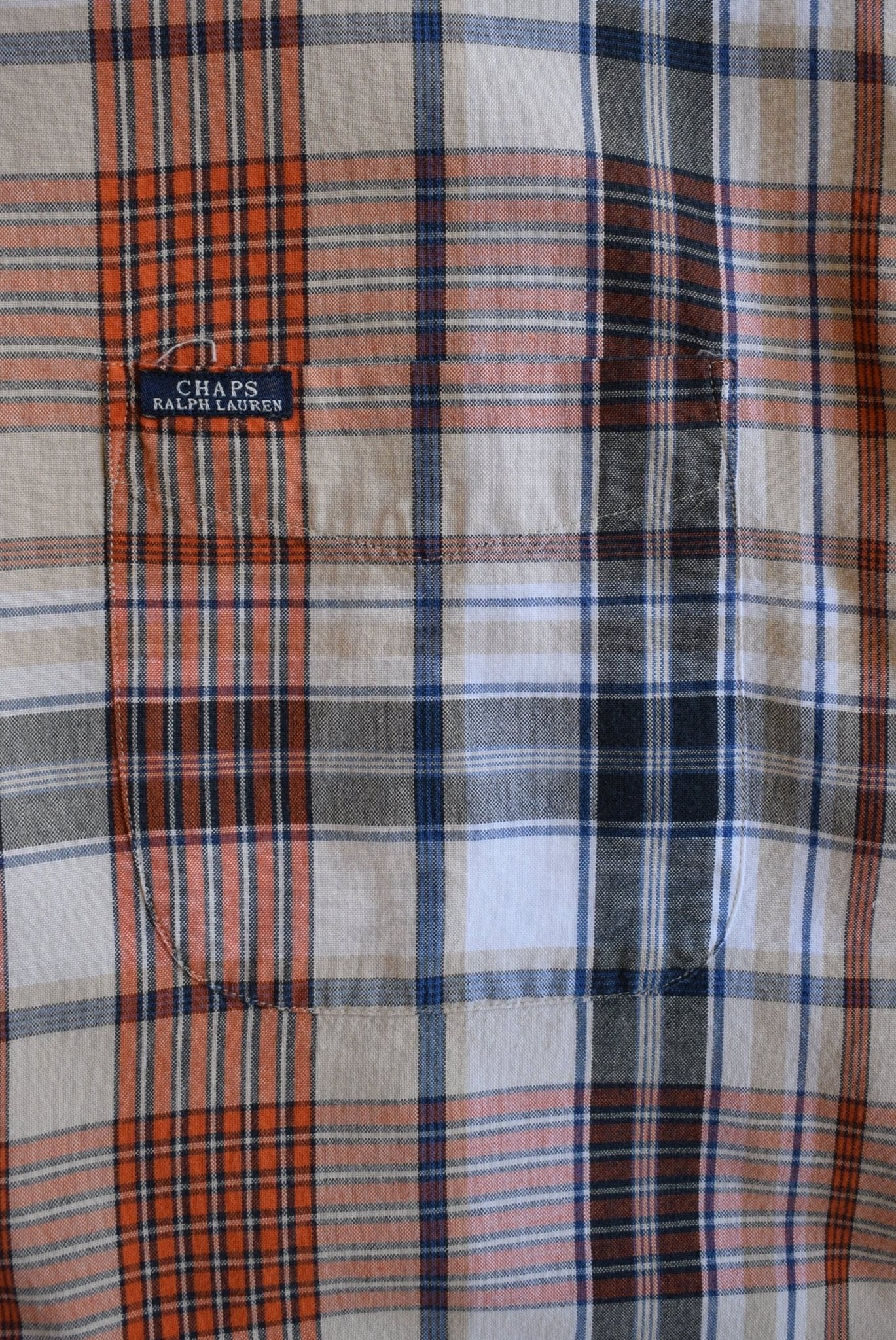 Chaps Ralph Lauren Cropped Button Up — 2000s (XL) - Retrospective Store