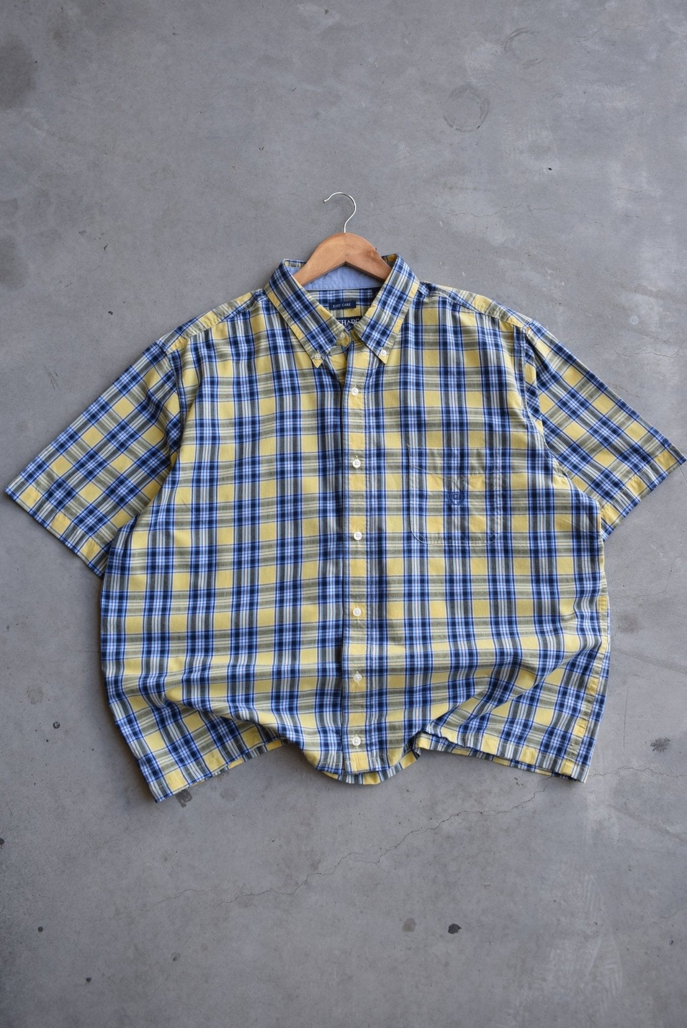 Chaps Ralph Lauren Cropped Button Up — 2000s (XXL) - Retrospective Store