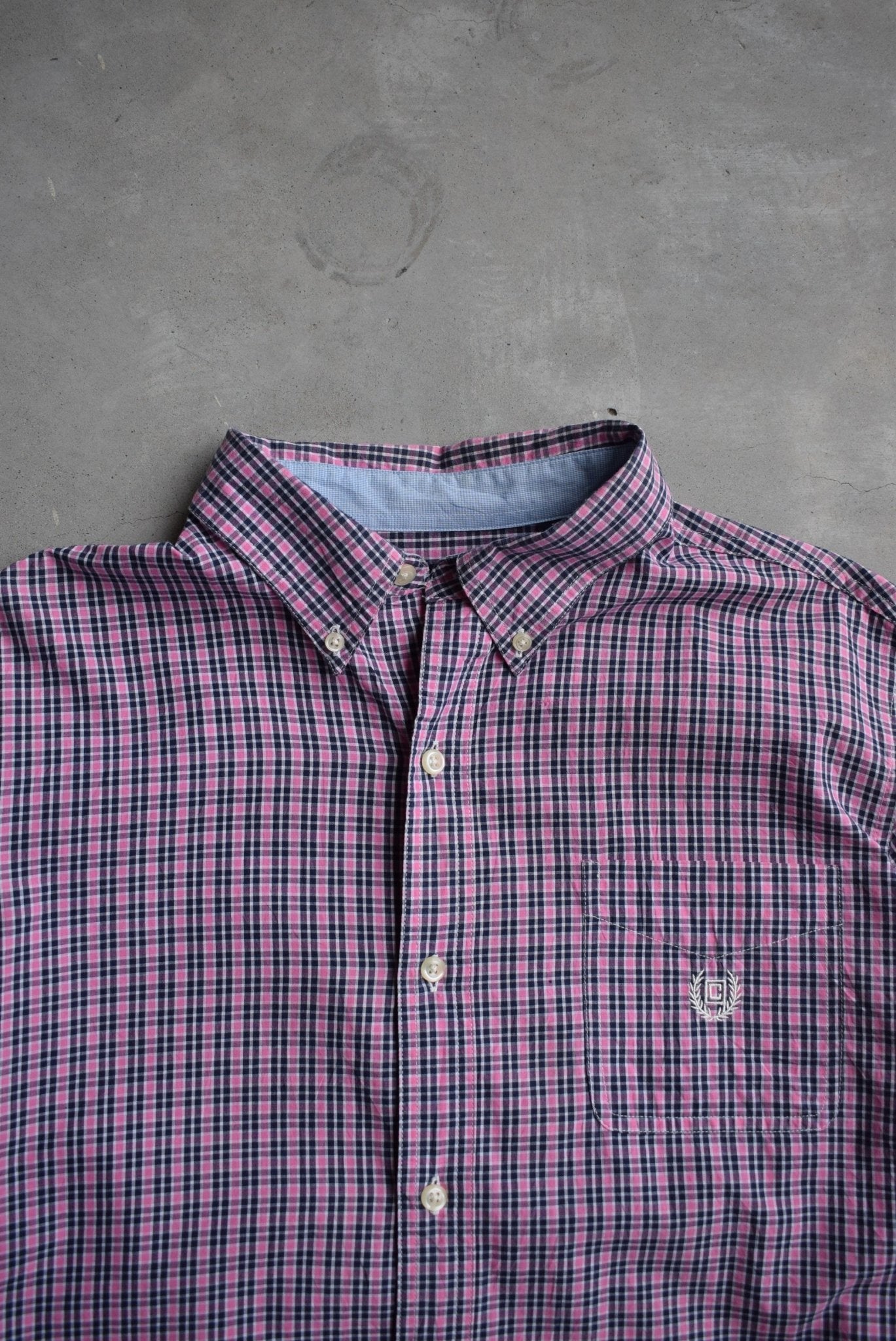 Chaps Ralph Lauren Cropped Long Sleeve Button Up — 2000s (M/L) - Retrospective Store
