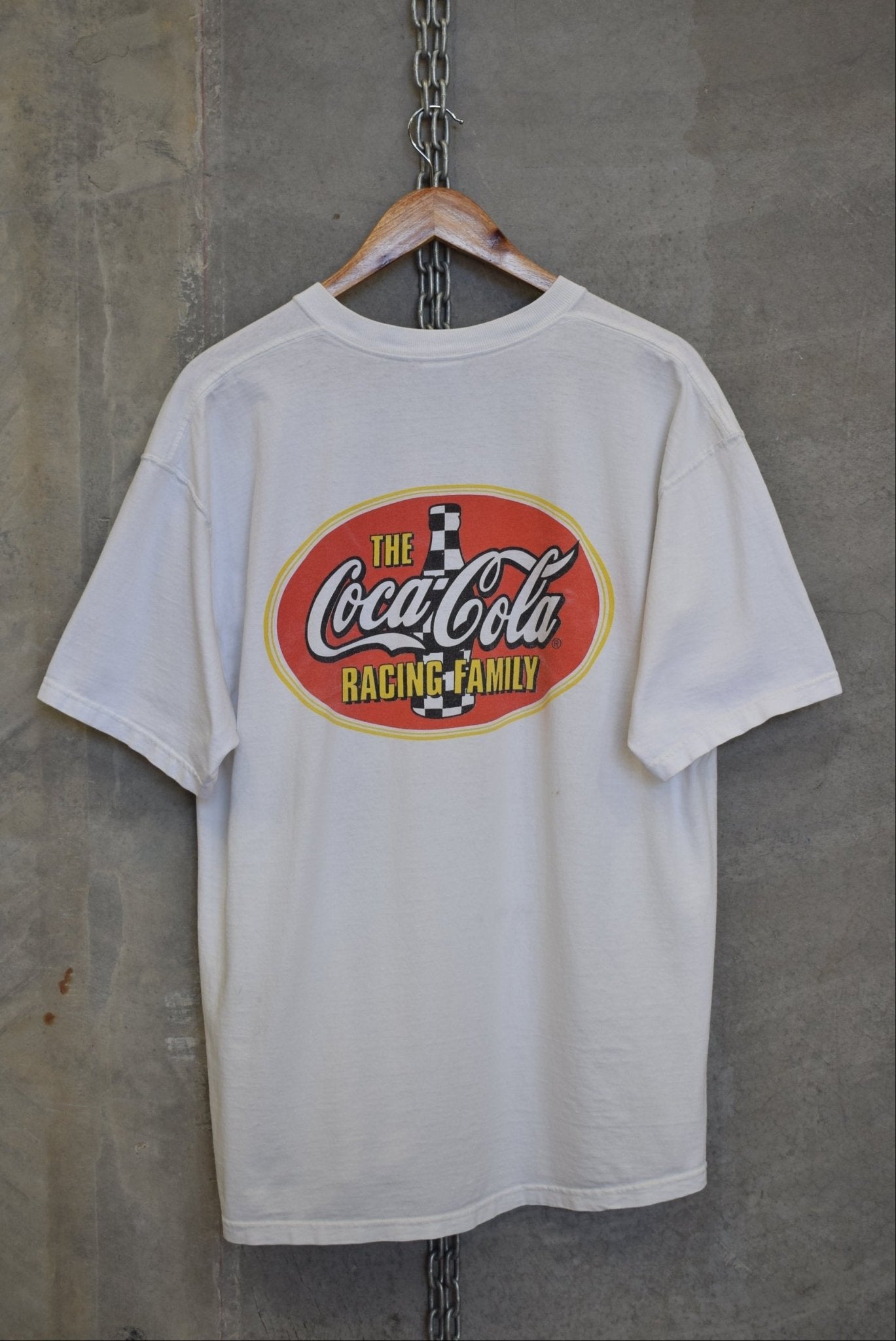 Coca - Cola X NASCAR Racing Tee — 2000s (L/XL) - Retrospective Store
