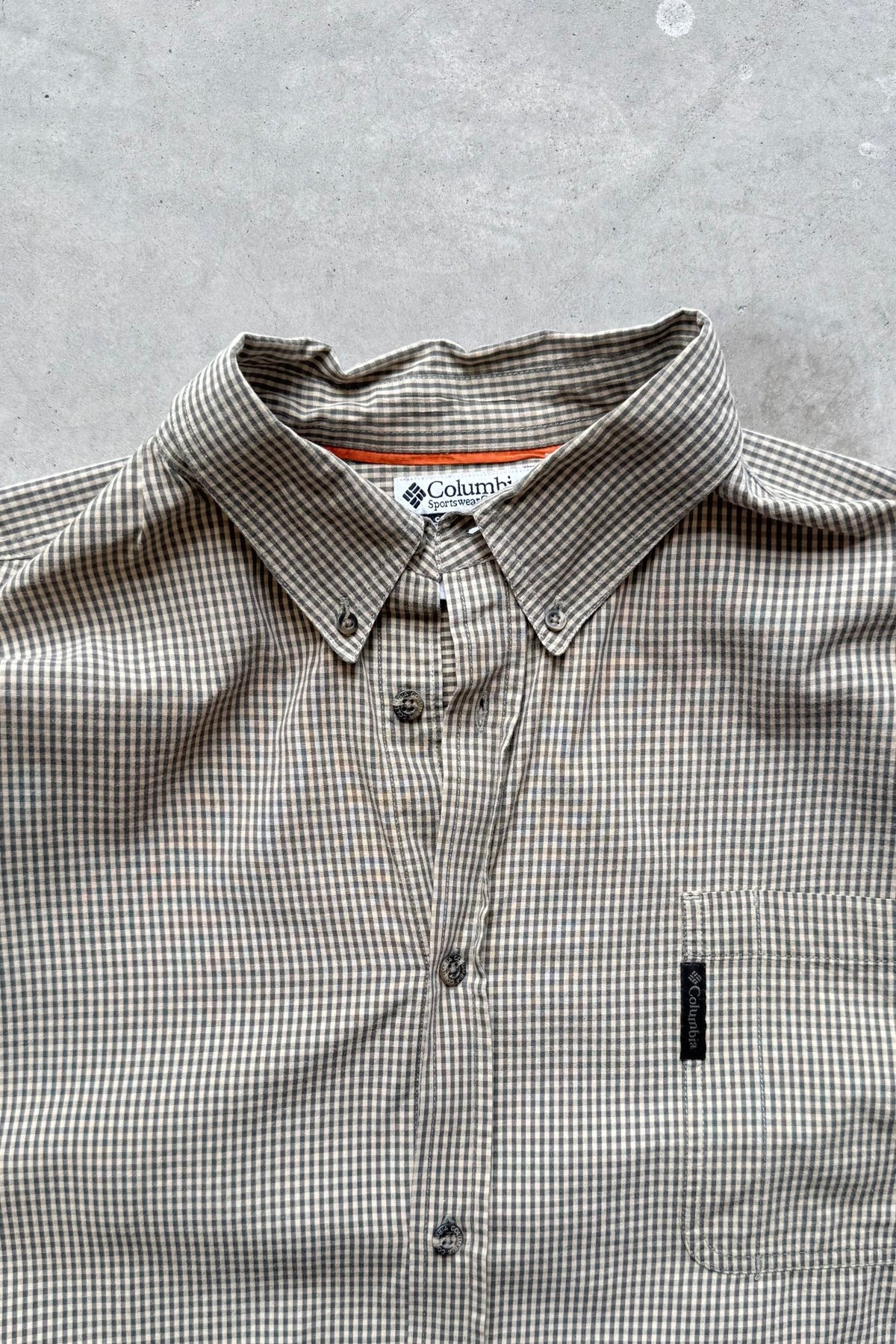 Columbia Brown Cropped Long Sleeve Button Up — 2000s (XXL) - Retrospective Store
