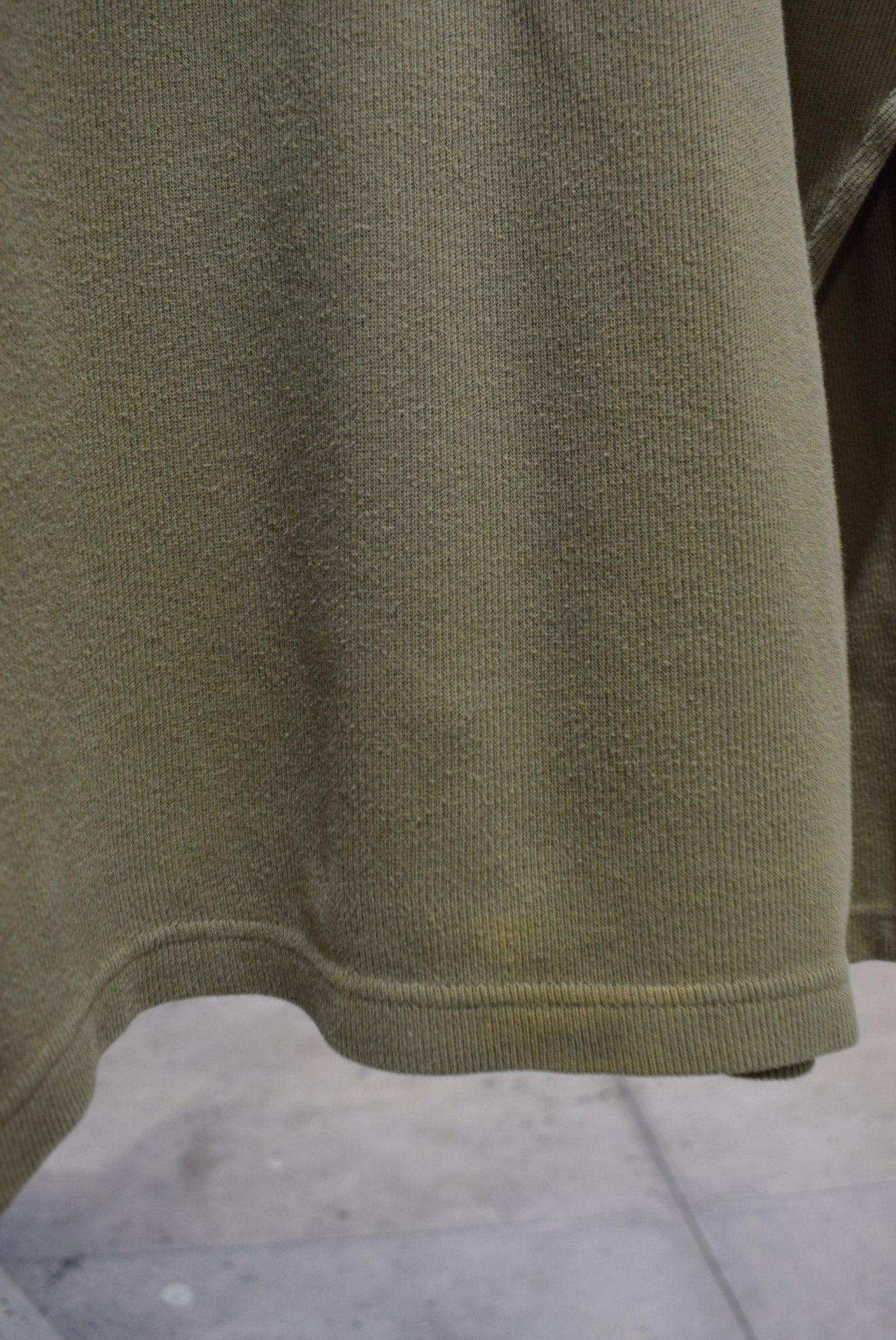 Columbia Green Embroidered Long Sleeve Spellout Tee — 2000s (M/L) - Retrospective Store