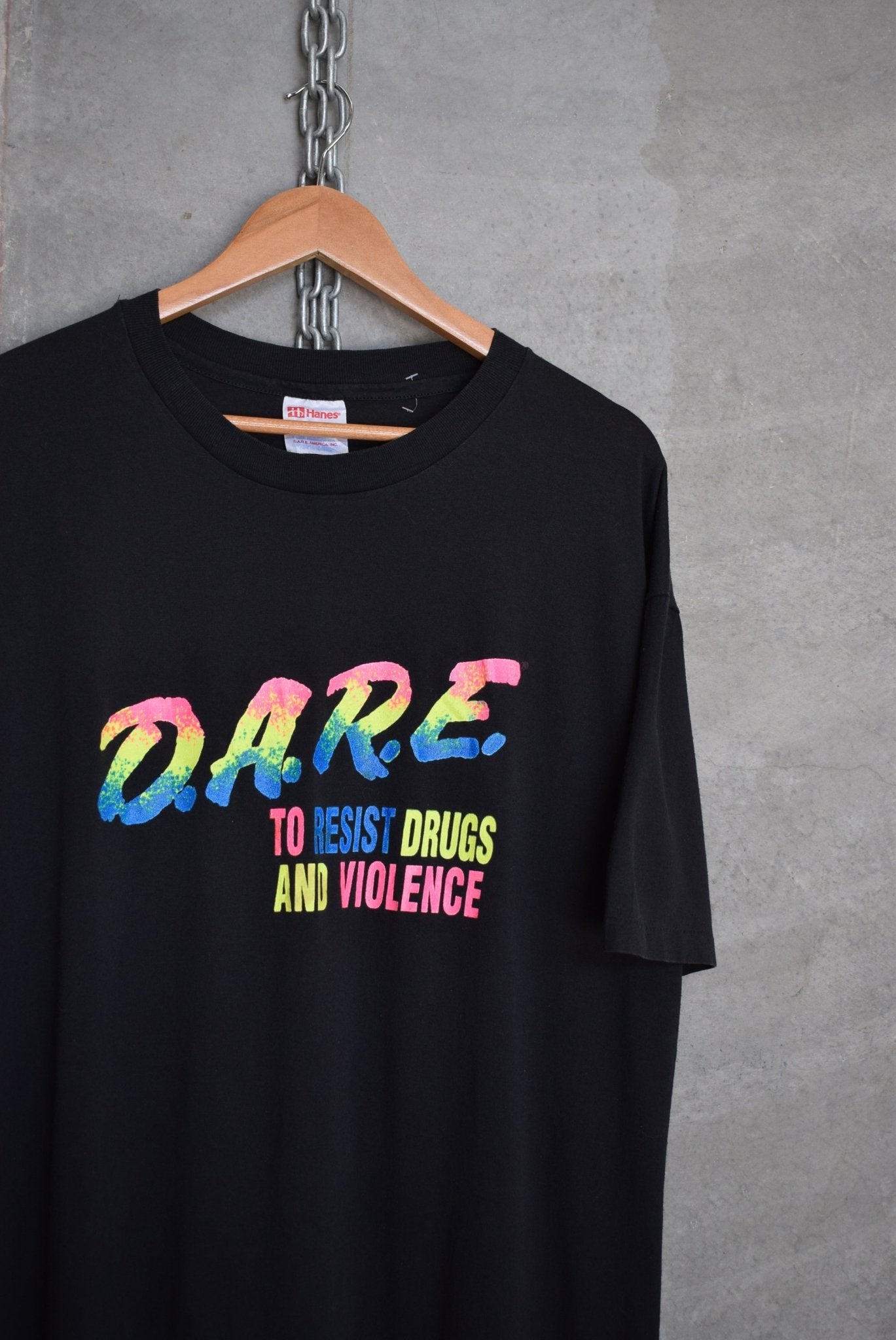 D.A.R.E. Graphic Tee — 1990s (XL) - Retrospective Store