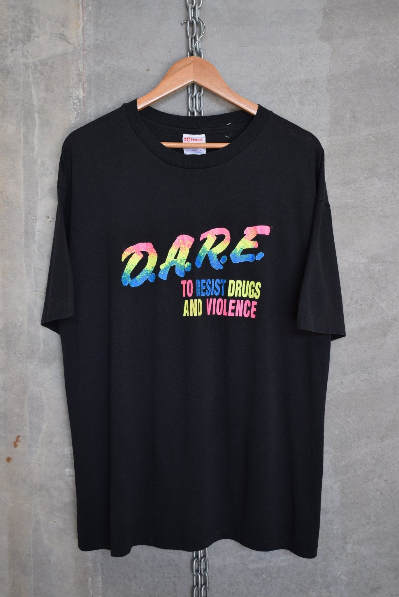 D.A.R.E. Graphic Tee — 1990s (XL) - Retrospective Store