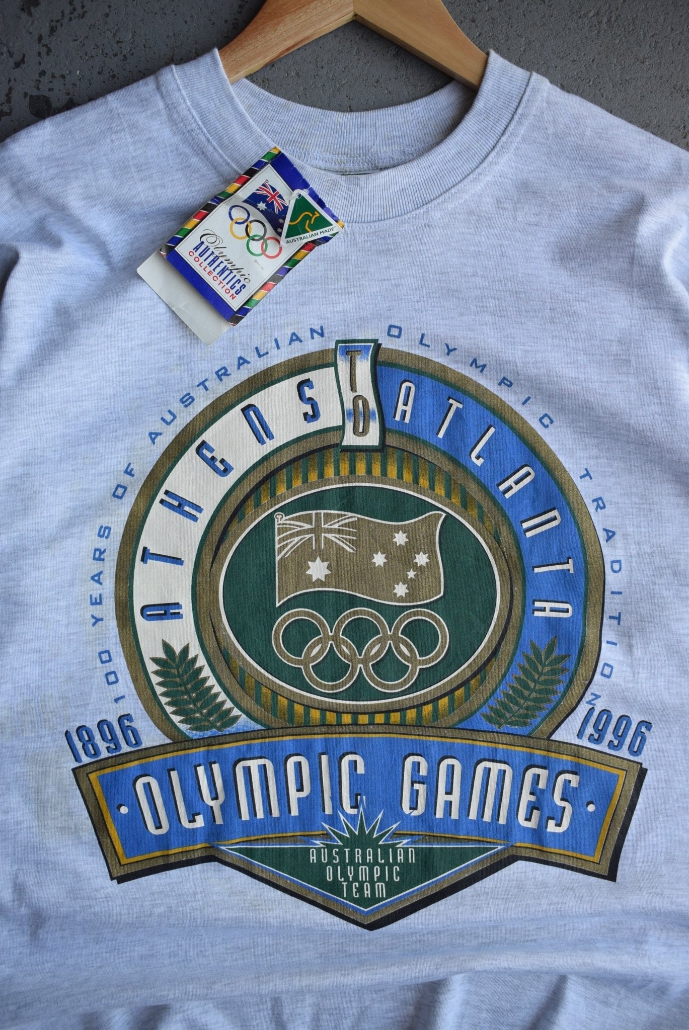 *Deadstock* Vintage 1996 Australian Olympic Team Tee (M/L) - Retrospective Store