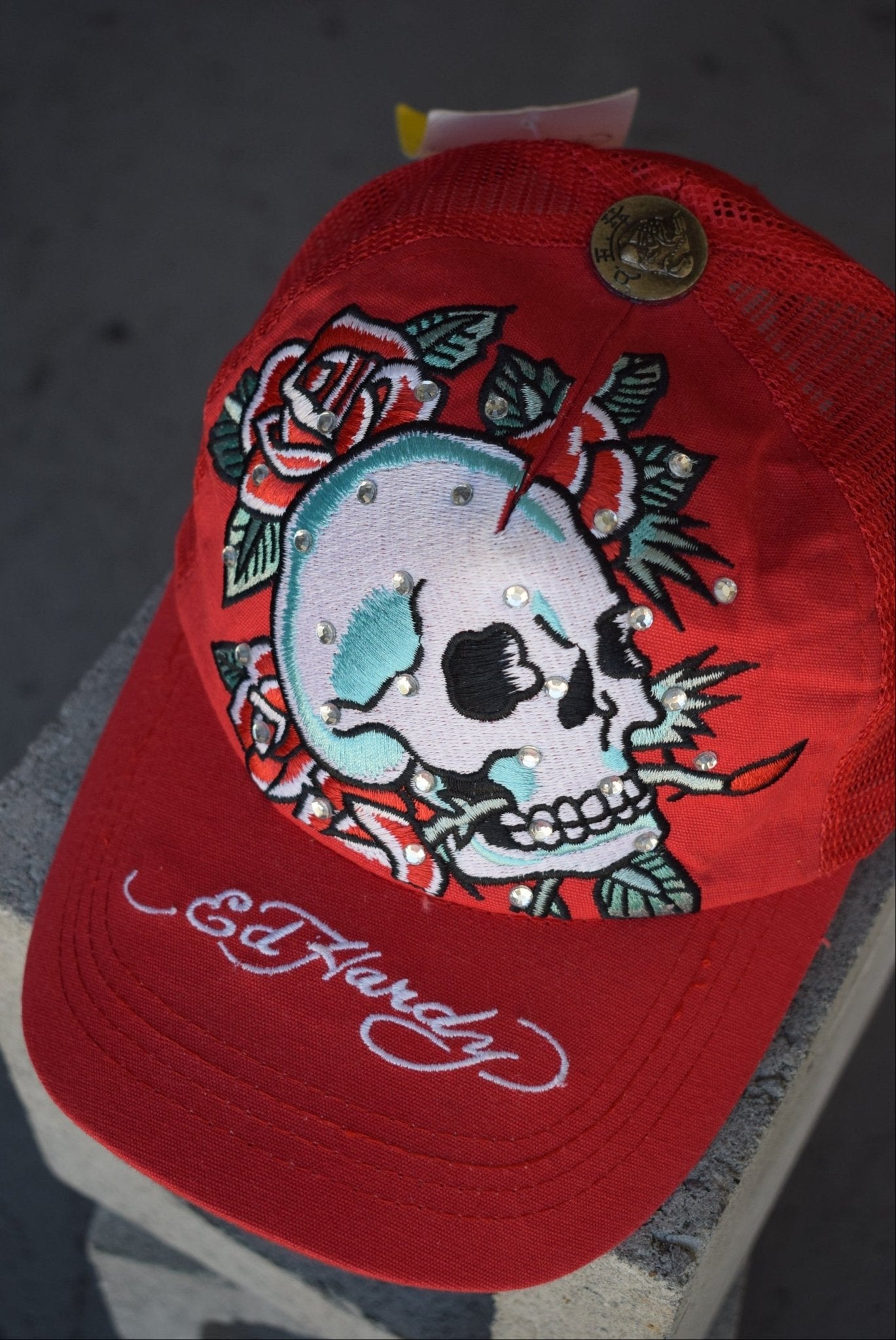 *Deadstock* Vintage Ed Hardy Embroidered Hat - Retrospective Store