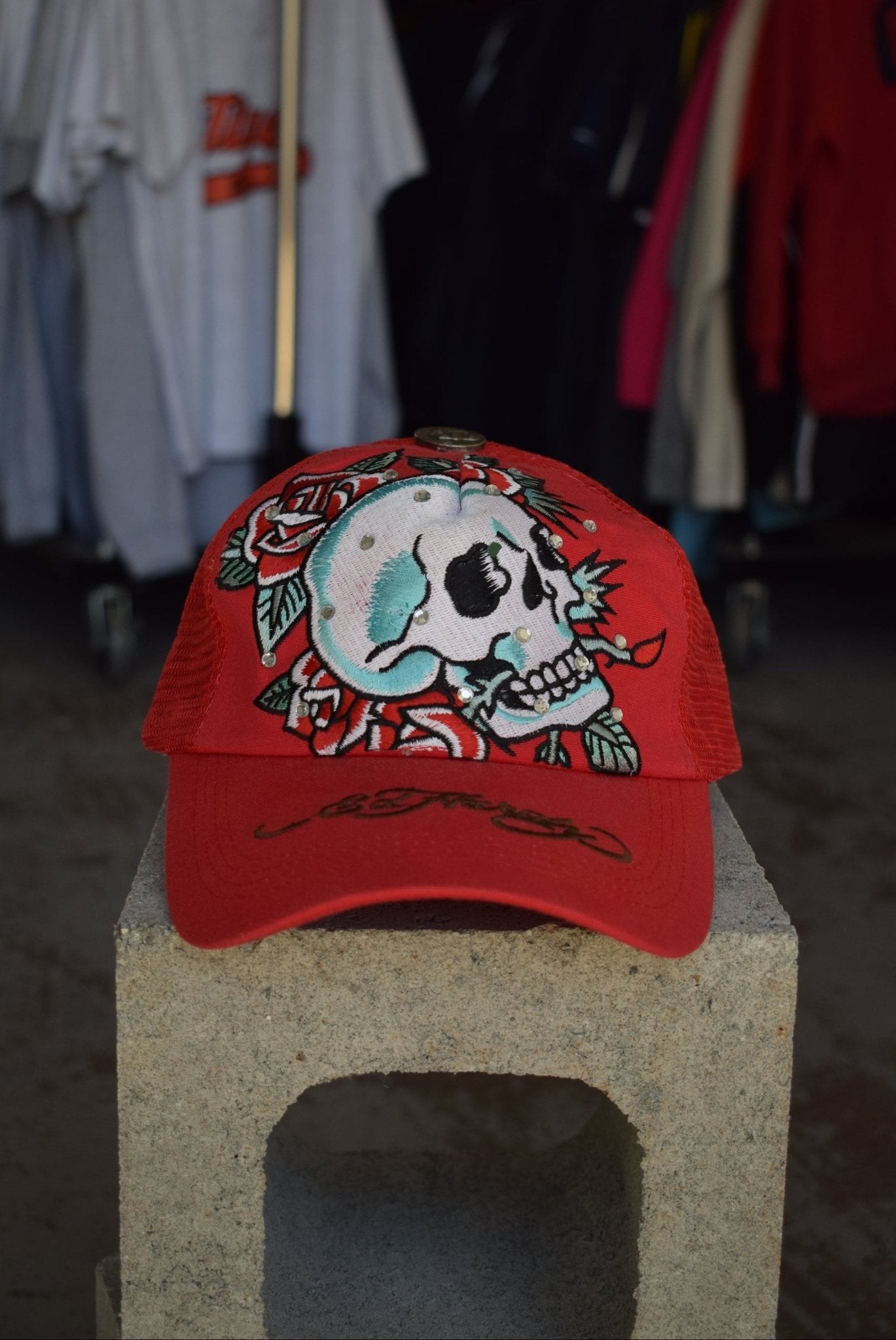 *Deadstock* Vintage Ed Hardy Embroidered Hat - Retrospective Store