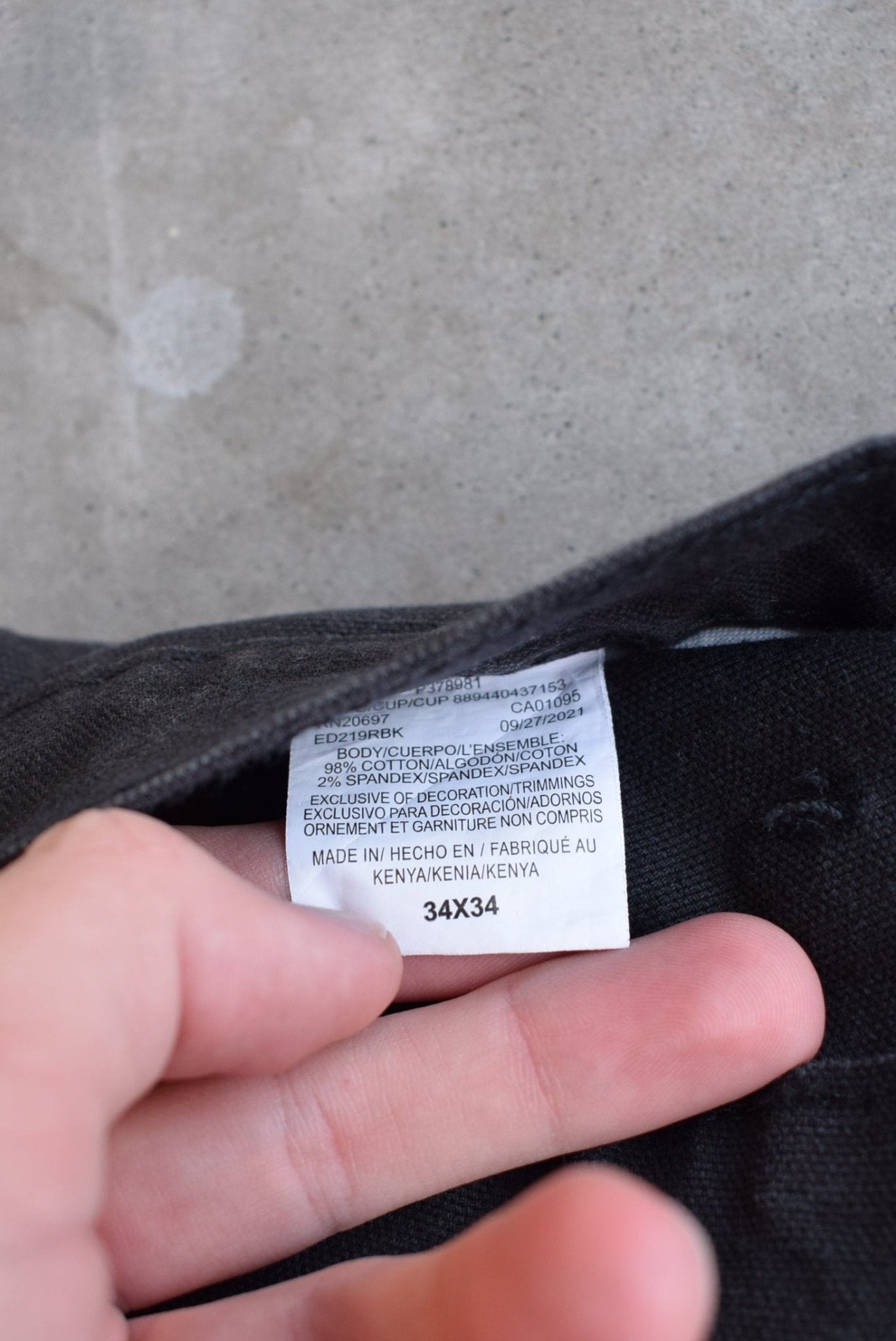 Dickies Black Carpenter Pants — 2000s (34) - Retrospective Store