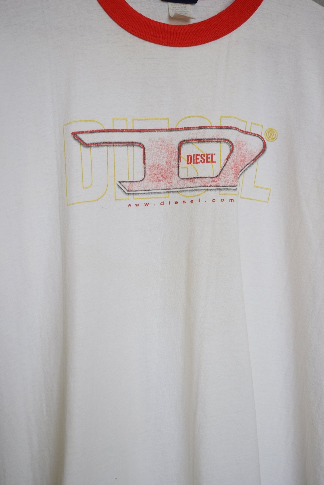 Diesel Spellout Ringer Tee — 1990s (M/L) - Retrospective Store