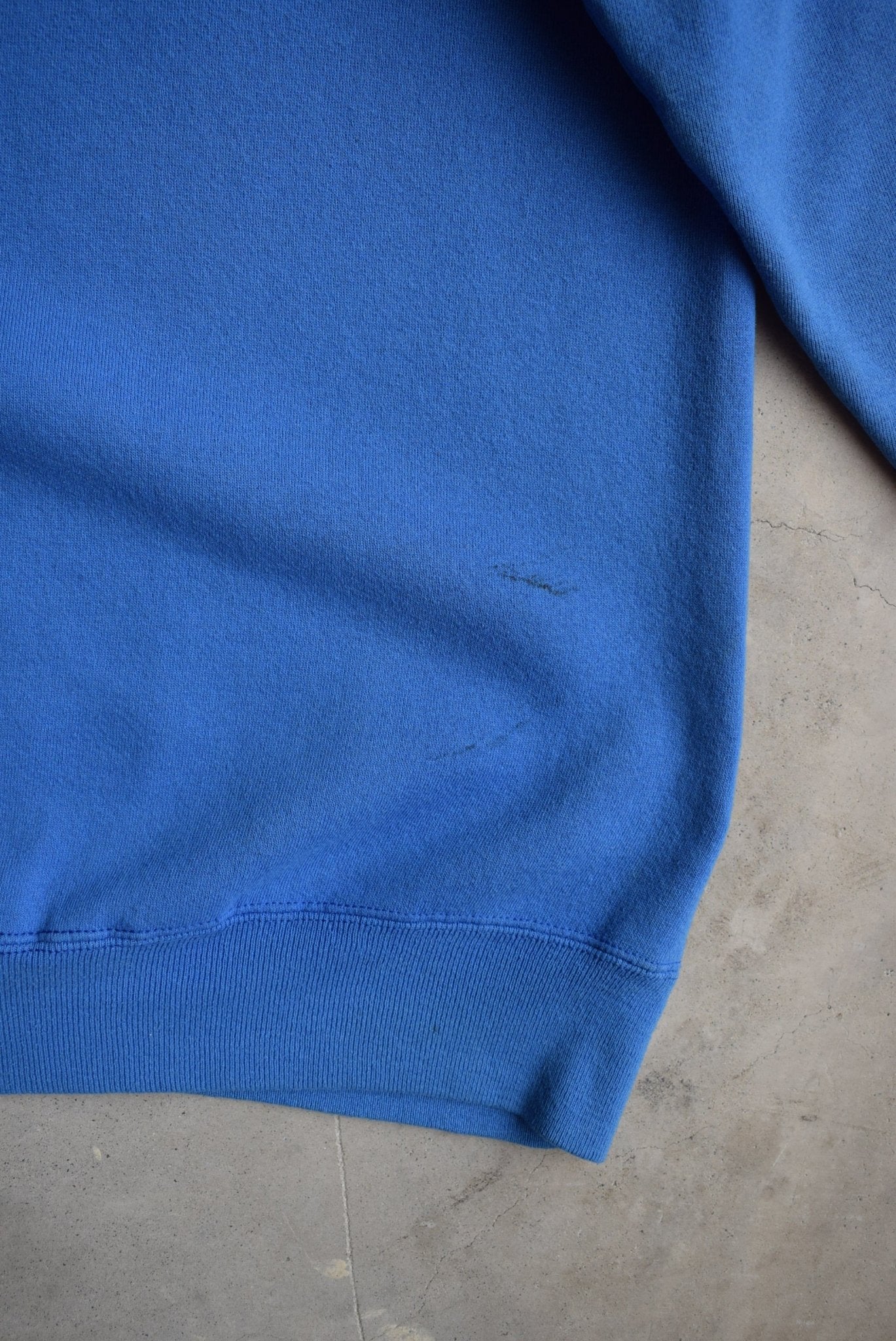 Disney Tommorowland Blue Graphic Crewneck — 1990s (L) - Retrospective Store