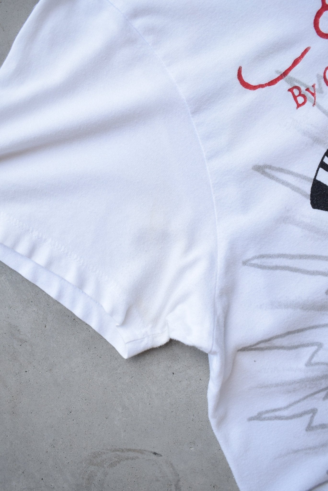 Ed Hardy White Graphic Tee — 2000s (L) - Retrospective Store