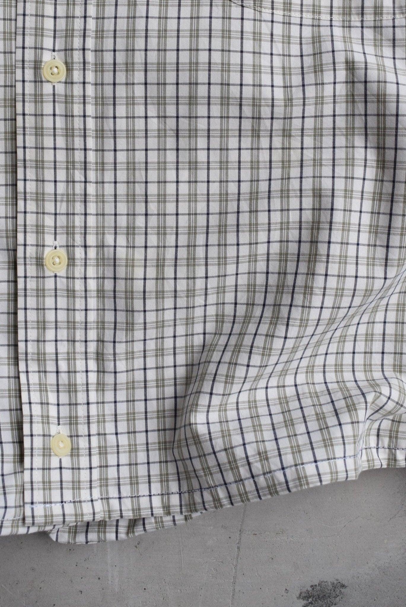 Eddie Bauer Cropped Long Sleeve Button Up — 2000s (XL) - Retrospective Store