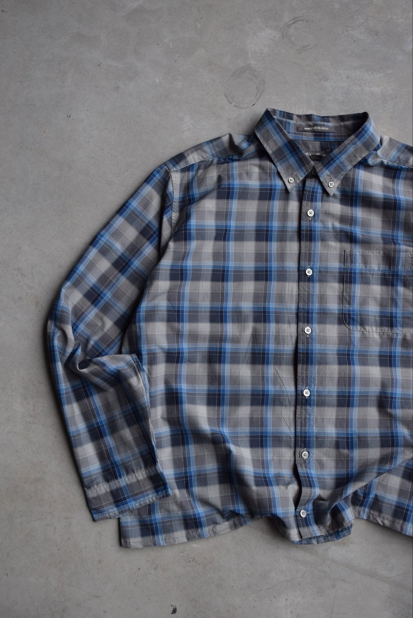 Eddie Bauer Cropped Long Sleeve Button Up — 2000s (XL/XXL) - Retrospective Store
