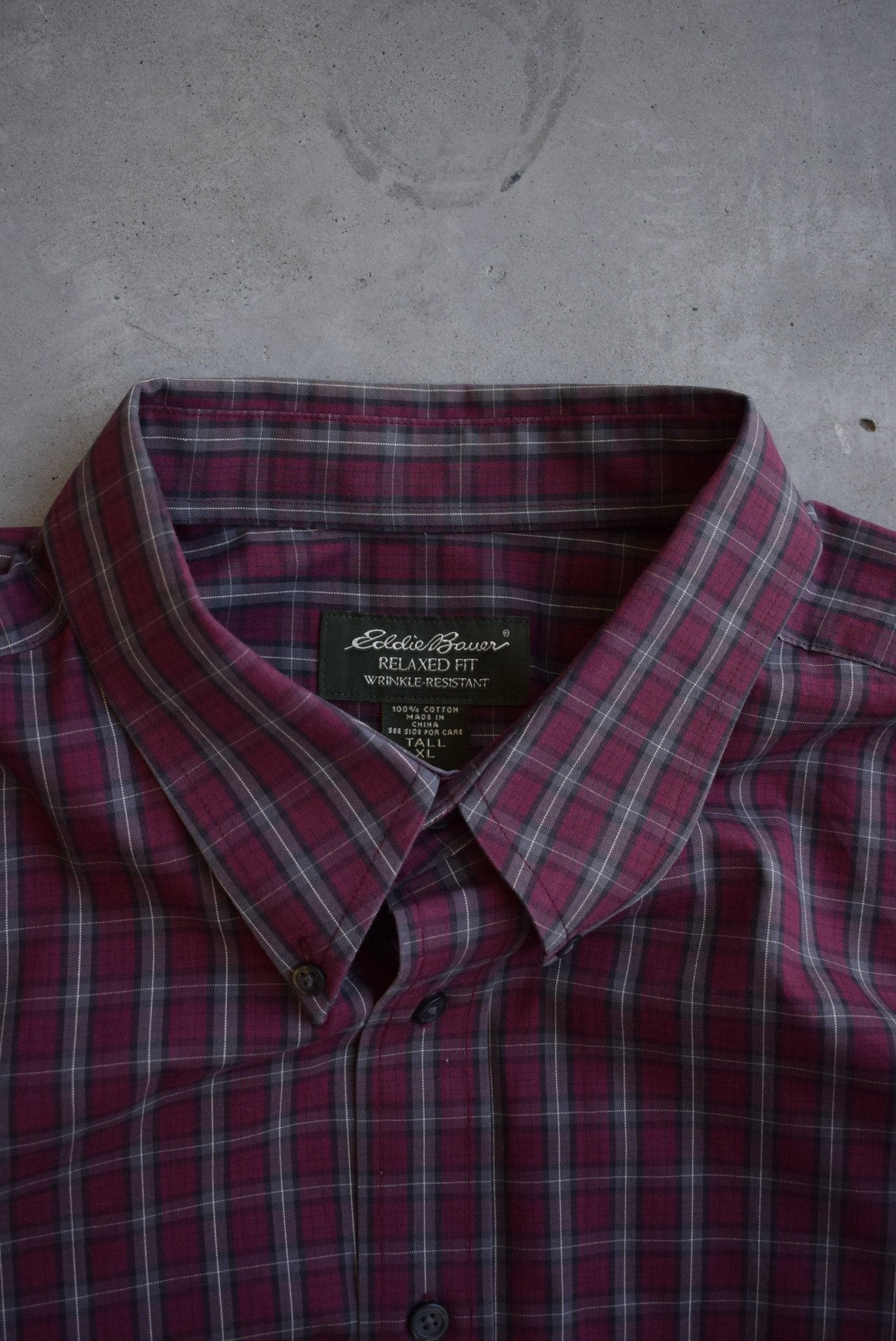 Eddie Bauer Cropped Long Sleeve Button Up — 2000s (XL/XXL) - Retrospective Store