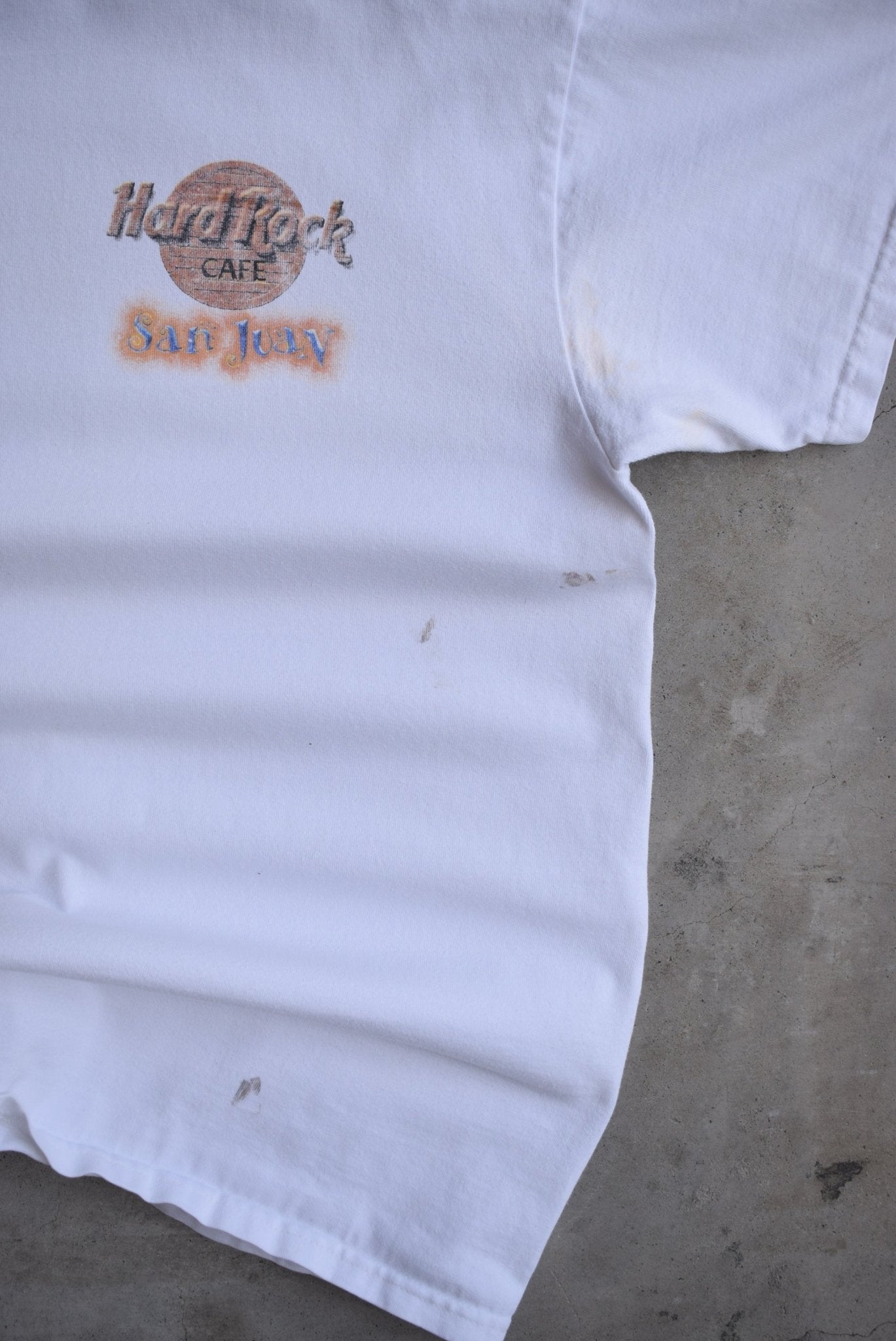 Hard Rock Cafe San Juan Graphic Tee — 2000s (M/L) - Retrospective Store