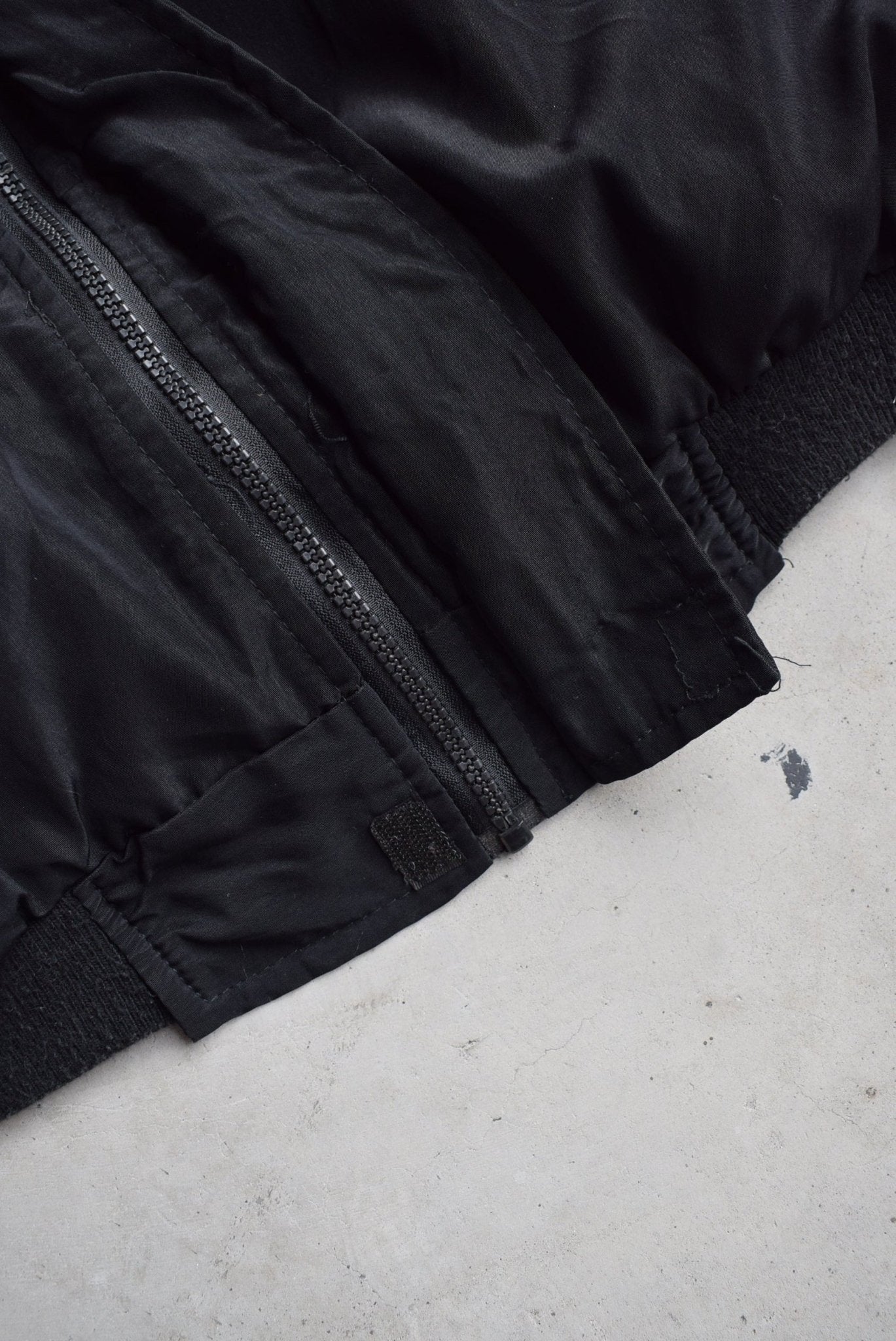 Harley Davidson Black & Orange Embroidered Jacket — 2000s (L/XL) - Retrospective Store