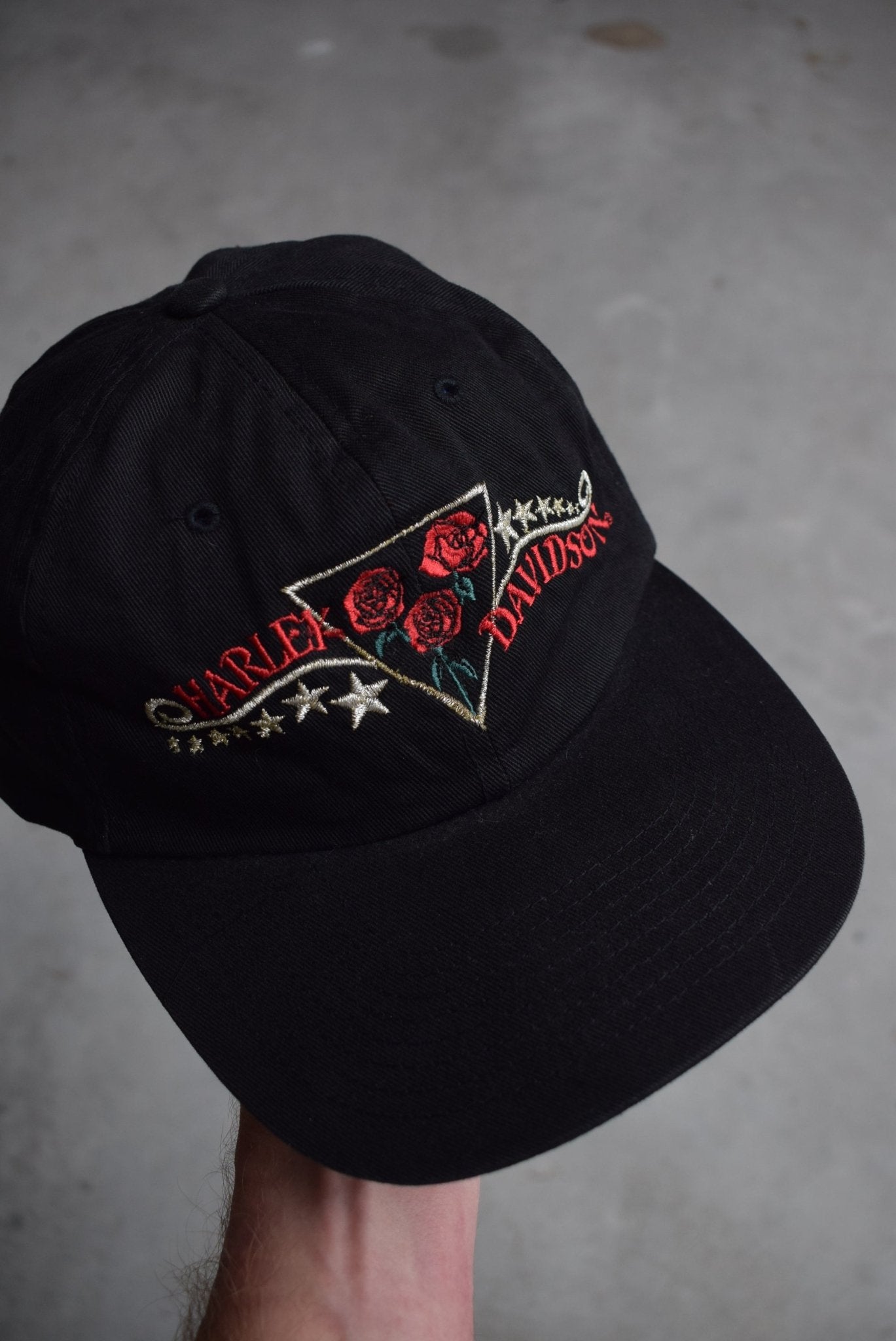 Harley Davidson Embroidered Hat — 2000s - Retrospective Store