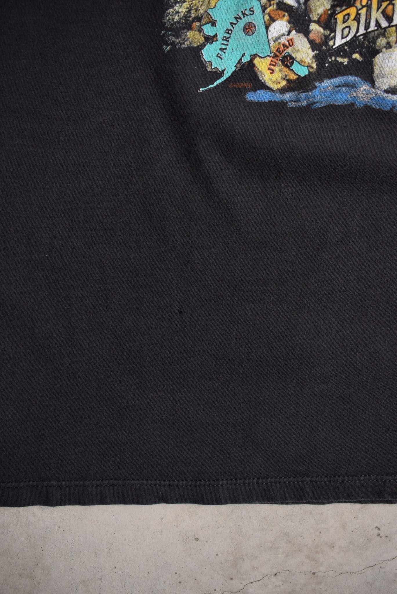Harley Davidson Motorcycles Black Graphic Tee — 1998 (XL) - Retrospective Store