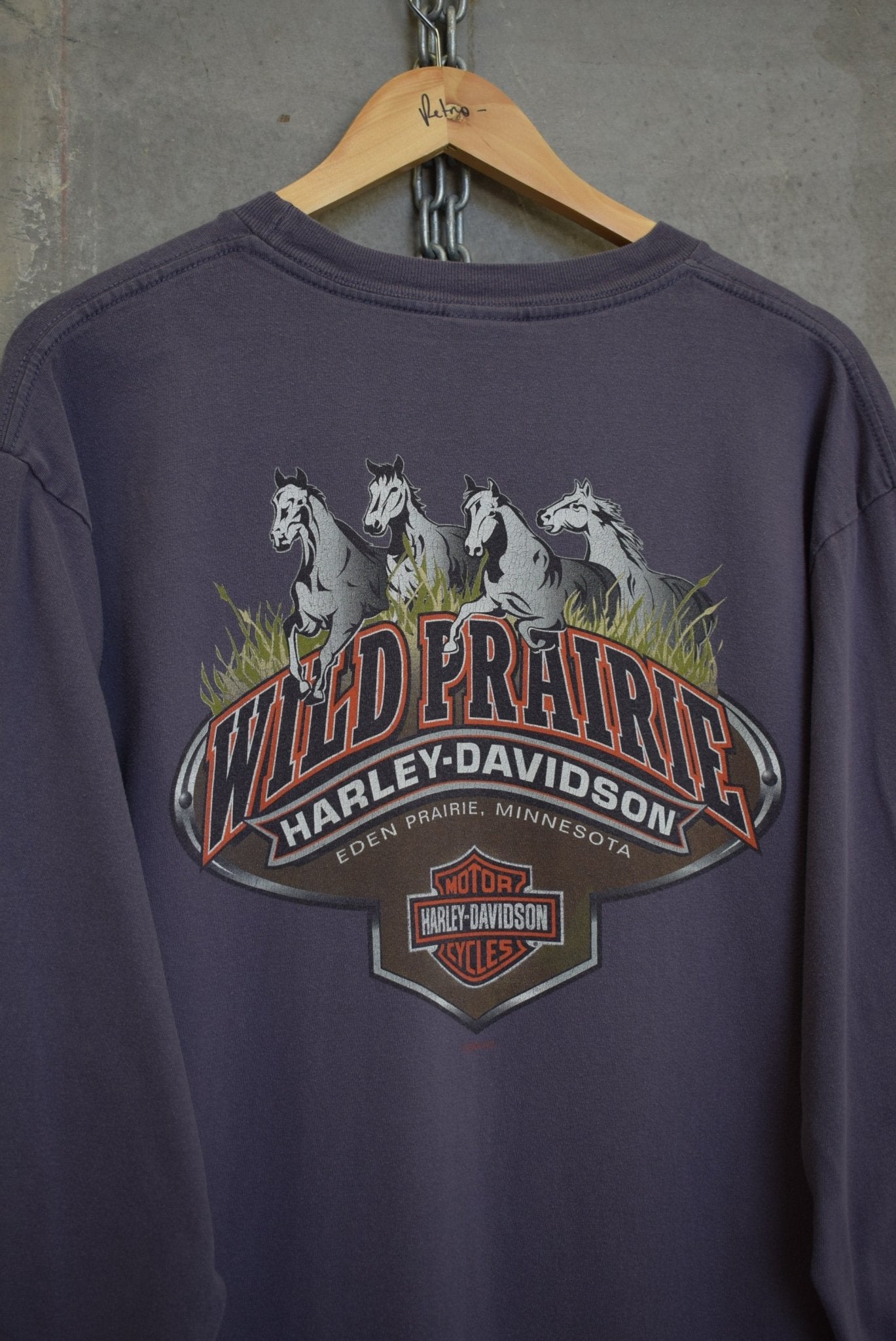 Harley Davidson Motorcycles Long Sleeve Tee — 2000s (XL) - Retrospective Store