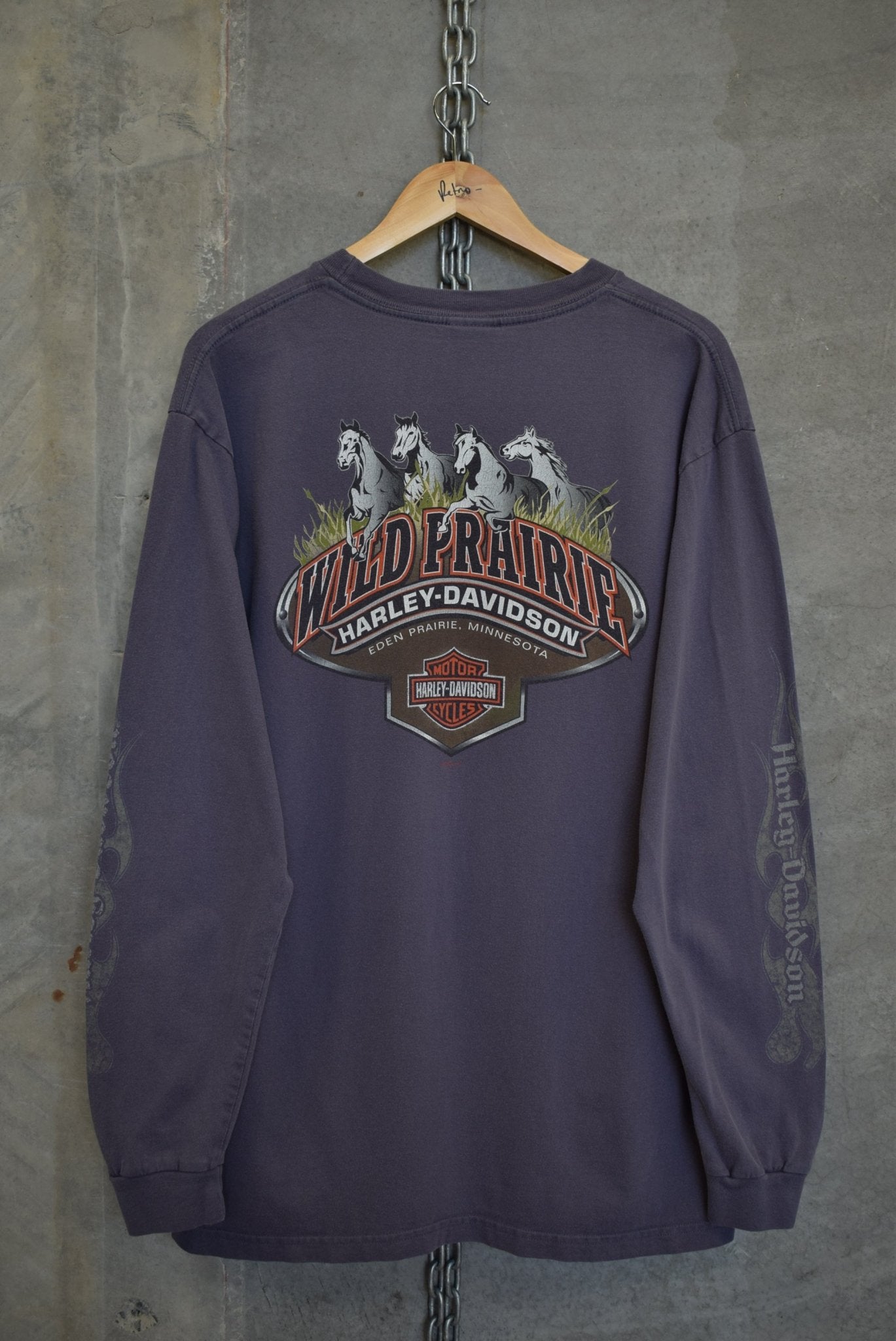 Harley Davidson Motorcycles Long Sleeve Tee — 2000s (XL) - Retrospective Store