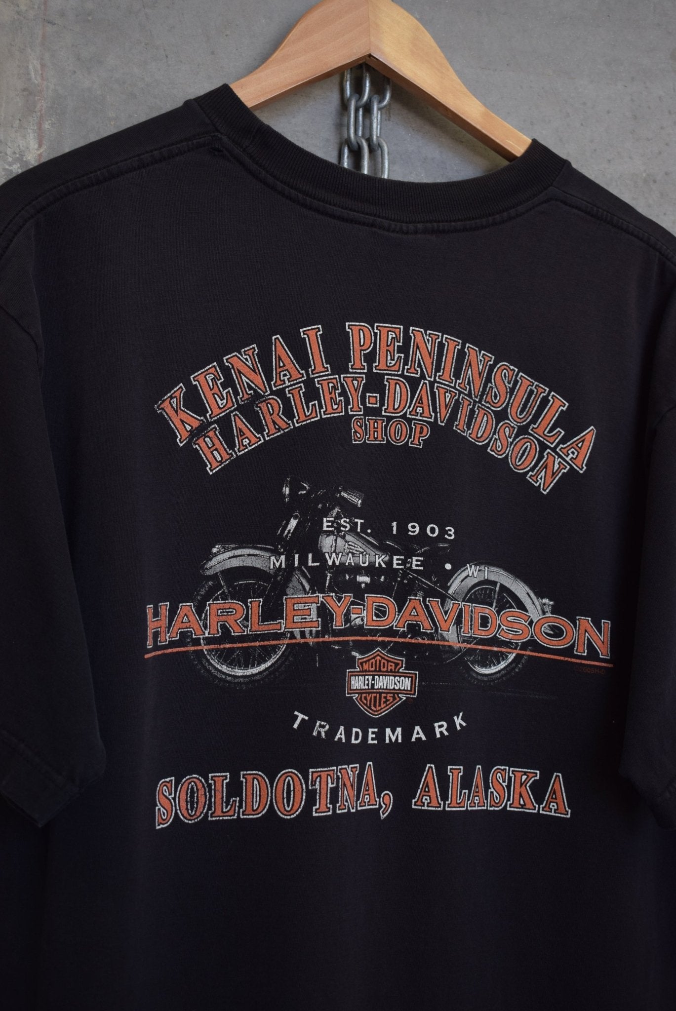 Harley Davidson Motorcycles Tee — 2005 (XL) - Retrospective Store