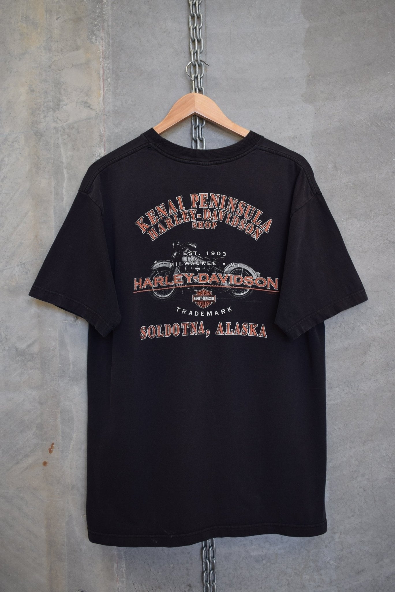Harley Davidson Motorcycles Tee — 2005 (XL) - Retrospective Store