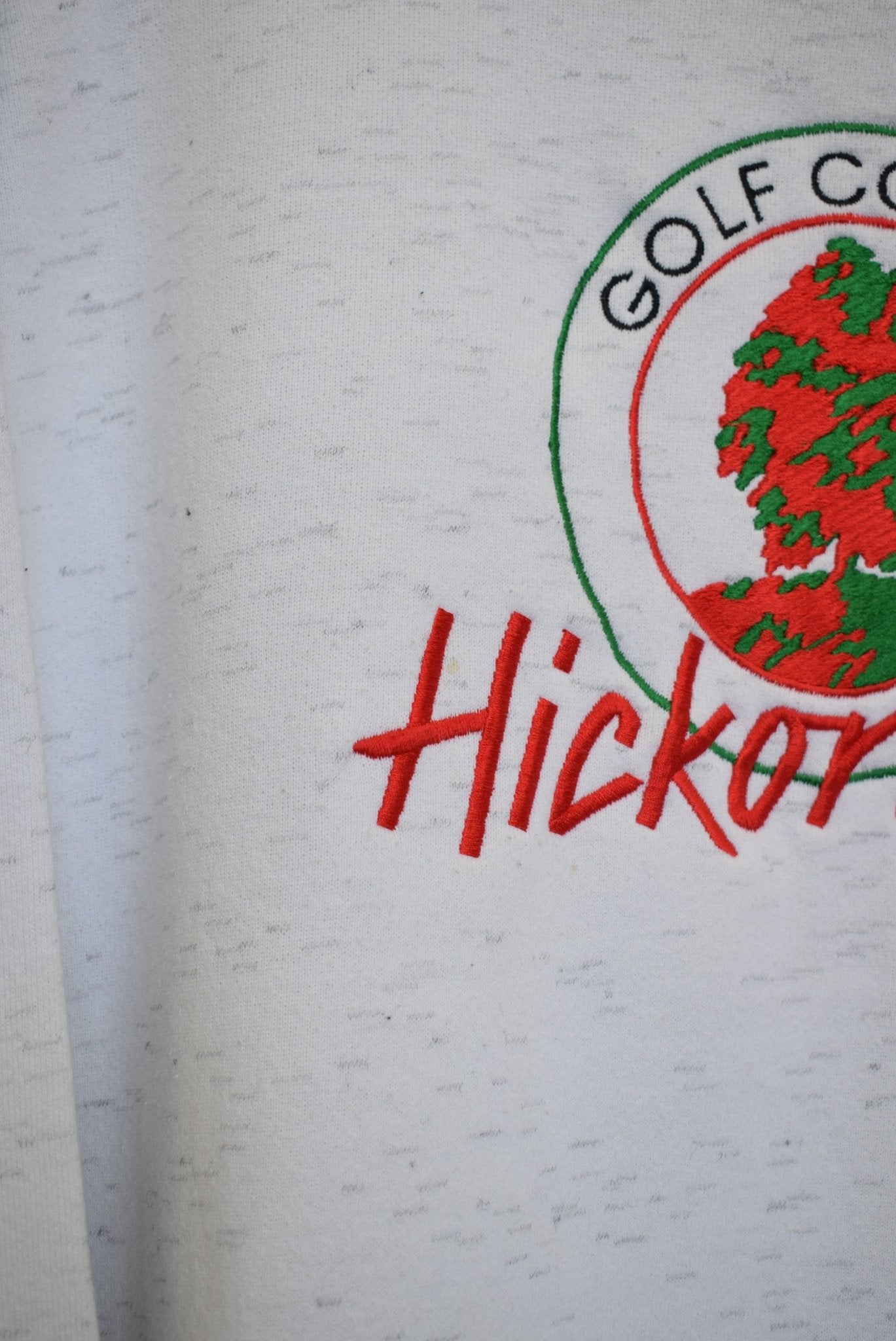 Hickory Hill Golf Course Embroidered Crewneck — 1990s (L/XL) - Retrospective Store