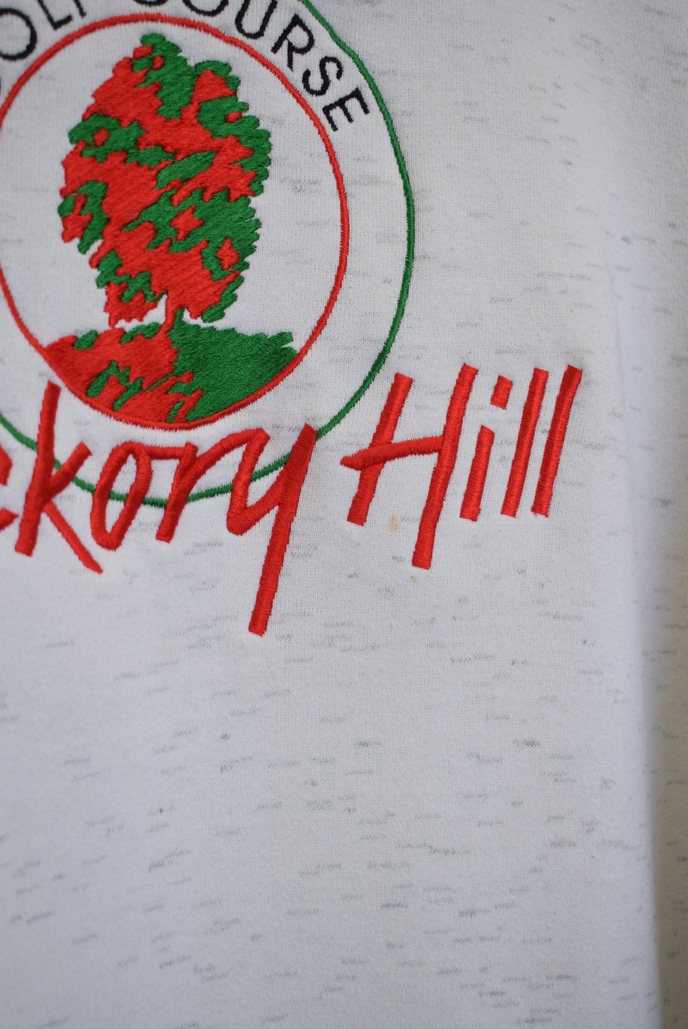 Hickory Hill Golf Course Embroidered Crewneck — 1990s (L/XL) - Retrospective Store