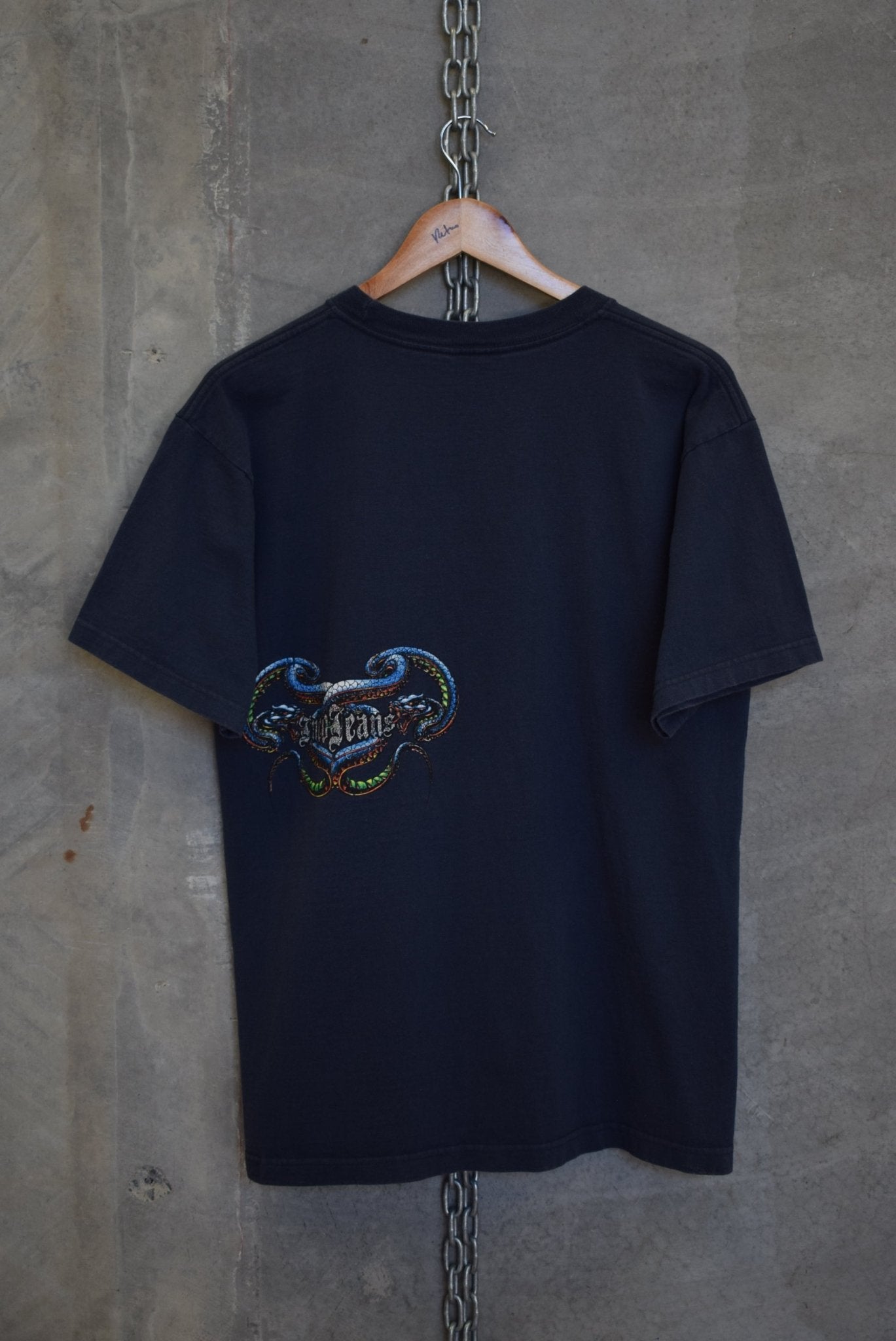 JNCO Jeans Spellout Tee — 2000s (L) - Retrospective Store