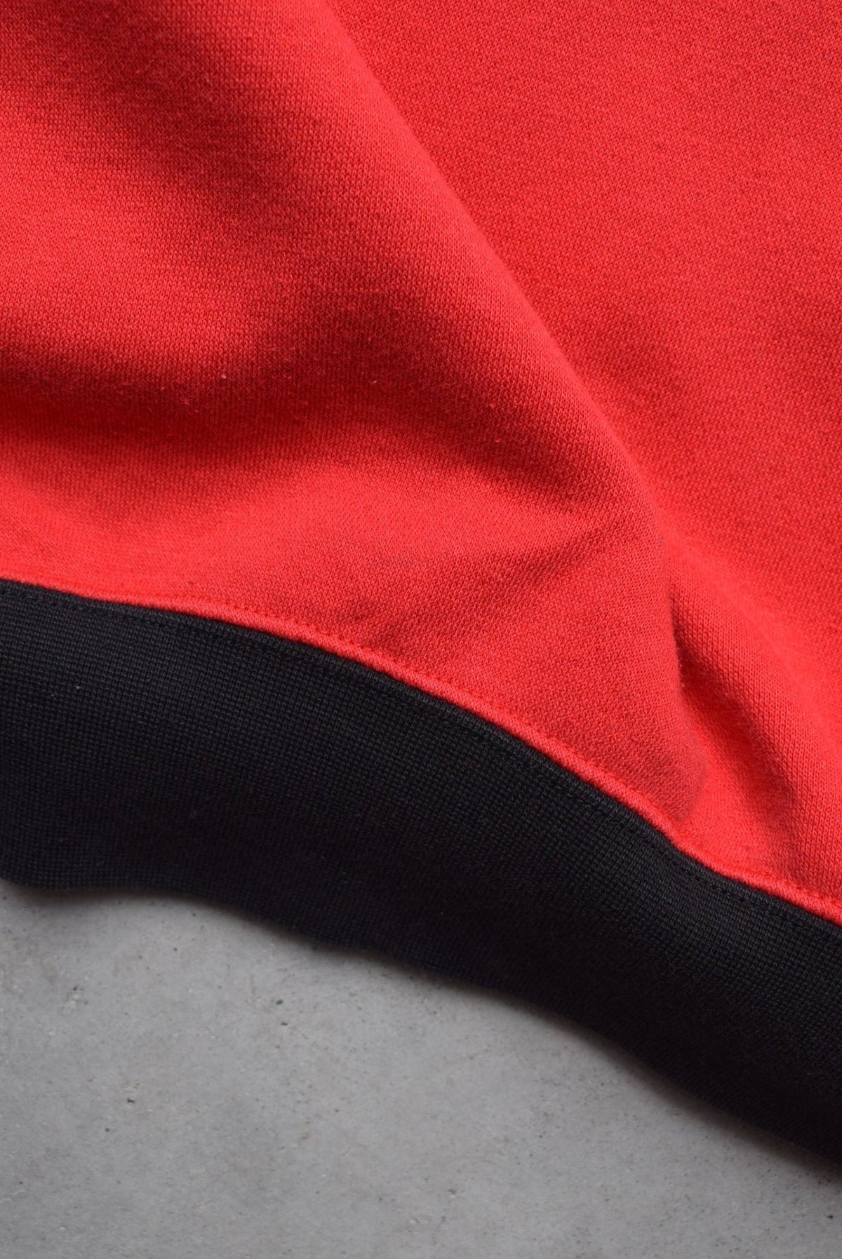 LEE Sports x University of Wisconsin Red Embroidered Crewneck — 1990s (XXL) - Retrospective Store