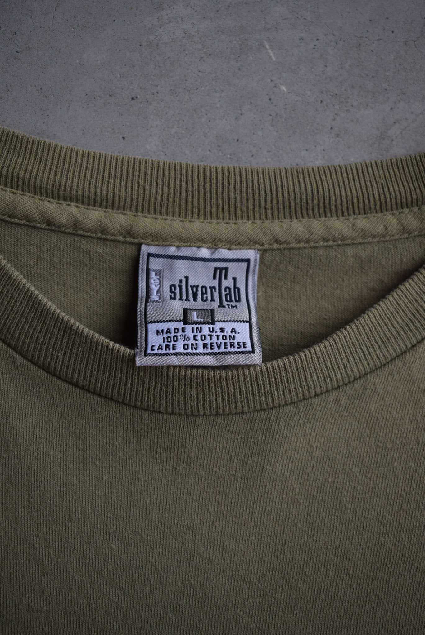 Levi's Silvertab Spellout Tee — 1990s (L/XL) - Retrospective Store