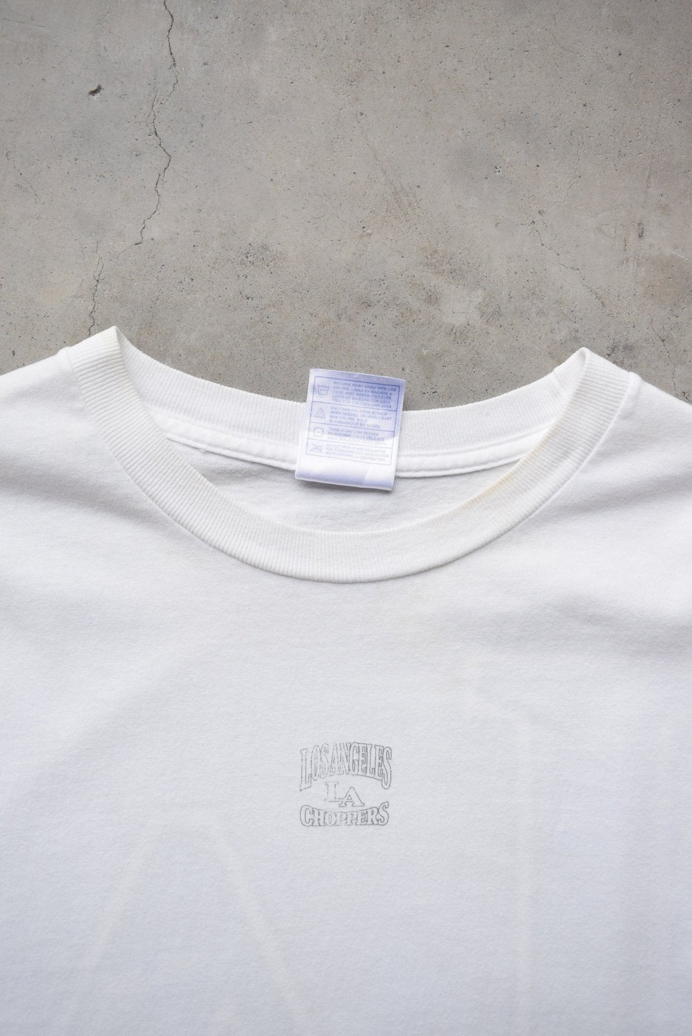Los Angeles Choppers White Graphic Tee — 2000s (M/L) - Retrospective Store