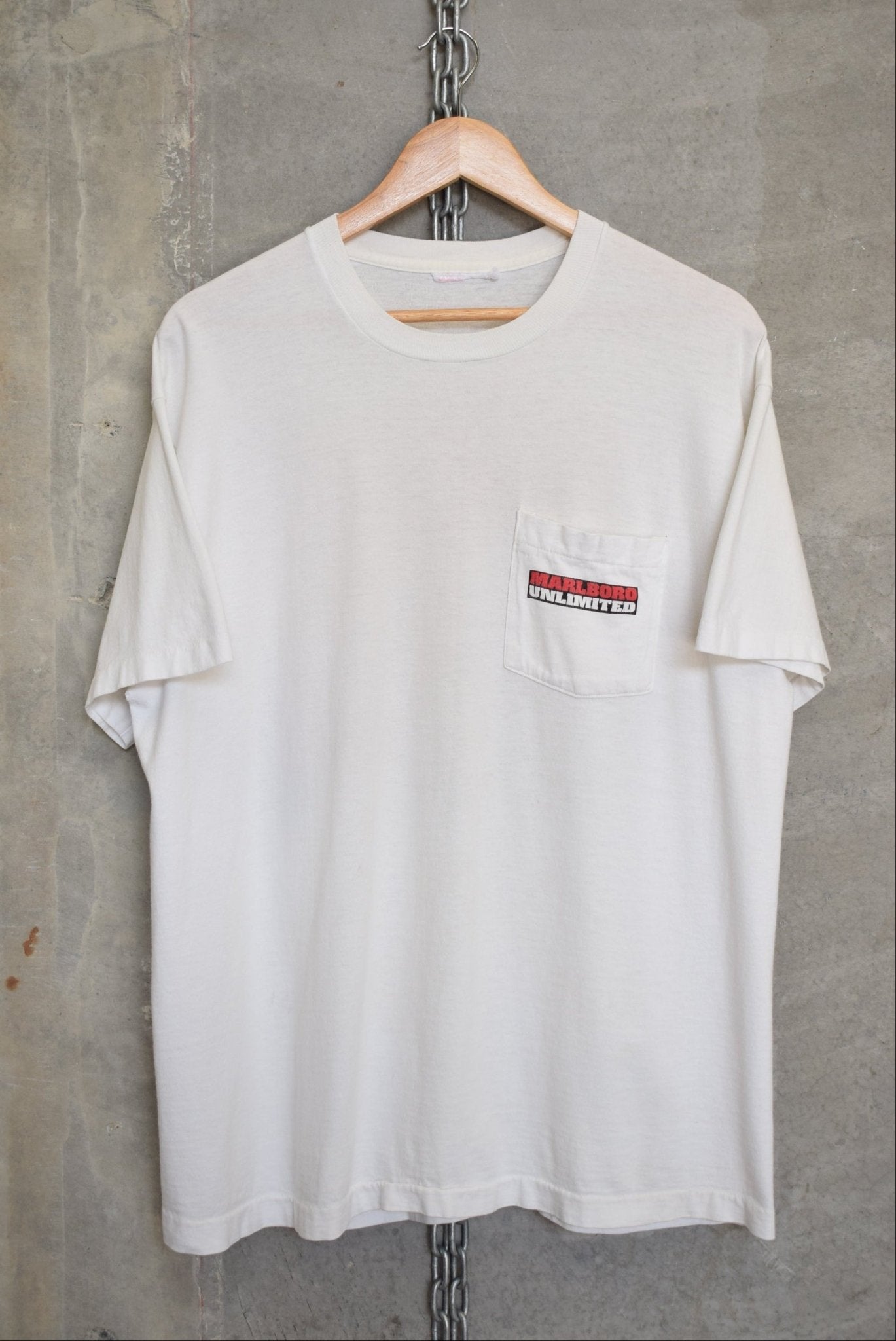 Marlboro Unlimited Pocket Tee — 1995 (L) - Retrospective Store