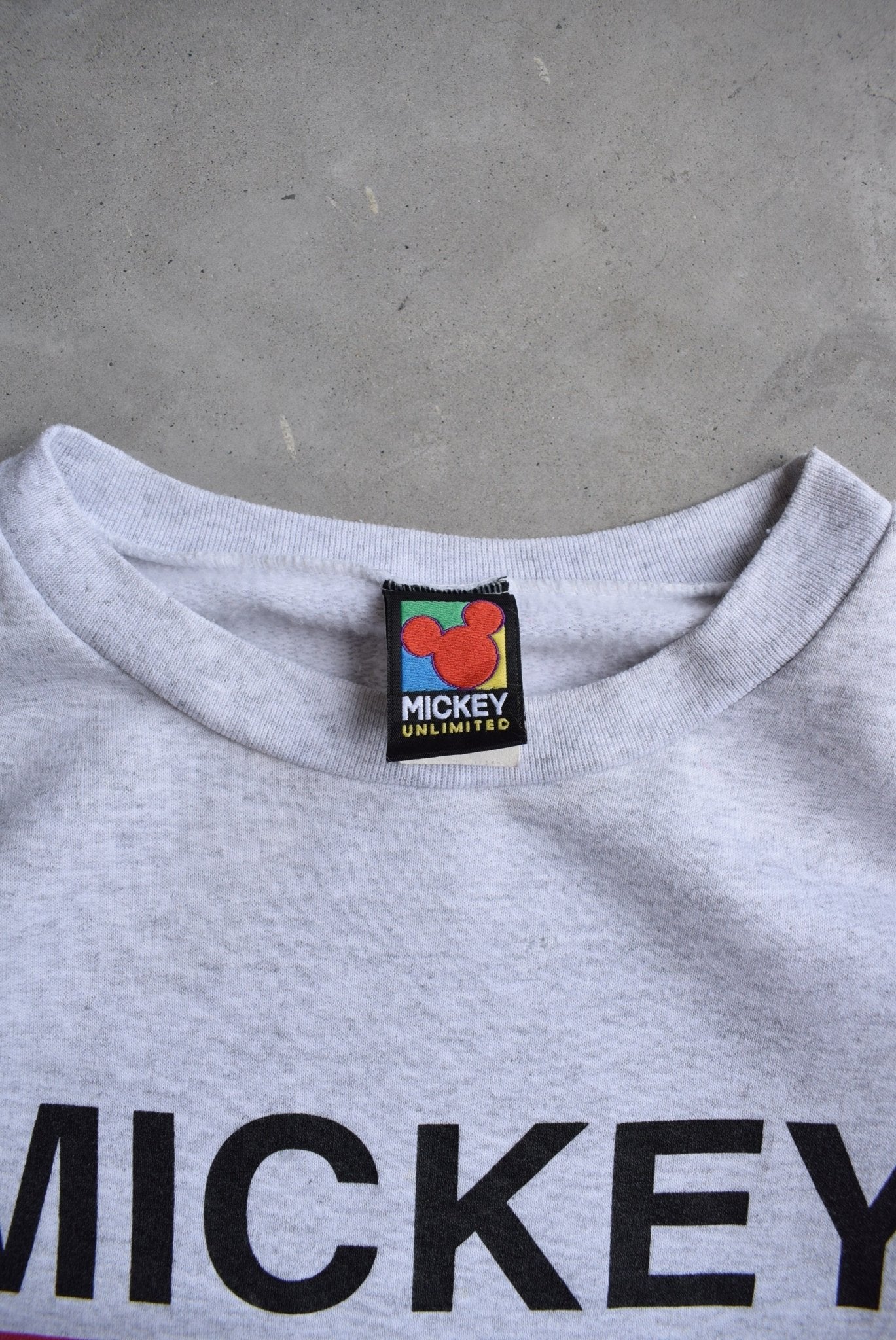 Mickey Legends Grey Crewneck — 2000s (M/L) - Retrospective Store