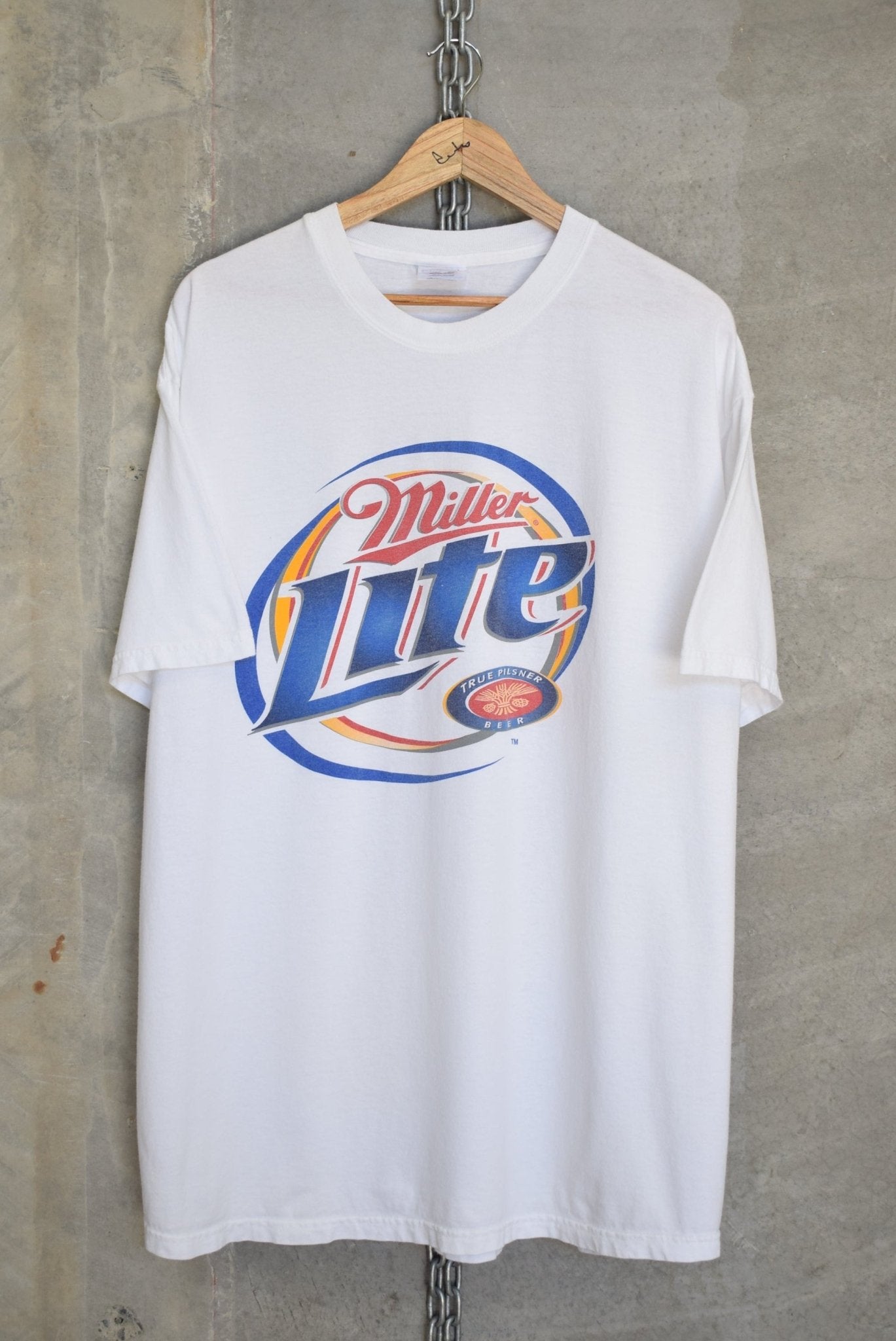 Miller Lite Beer Graphic Tee — 2000s (XL) - Retrospective Store