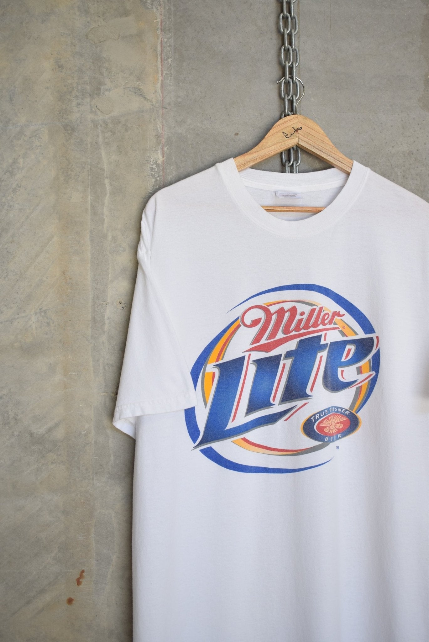 Miller Lite Beer Graphic Tee — 2000s (XL) - Retrospective Store