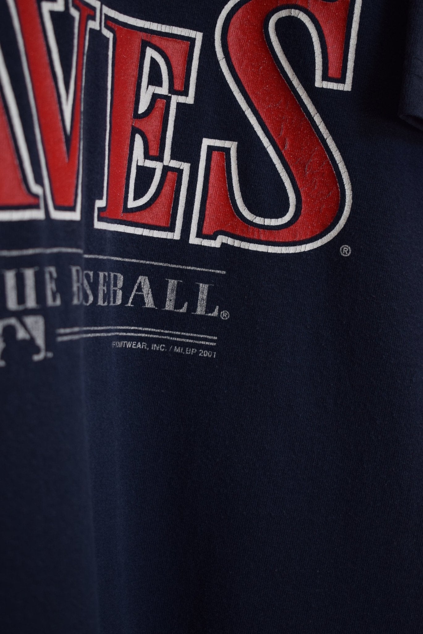 MLB Atlanta Braves Tee — 2001 (L) - Retrospective Store