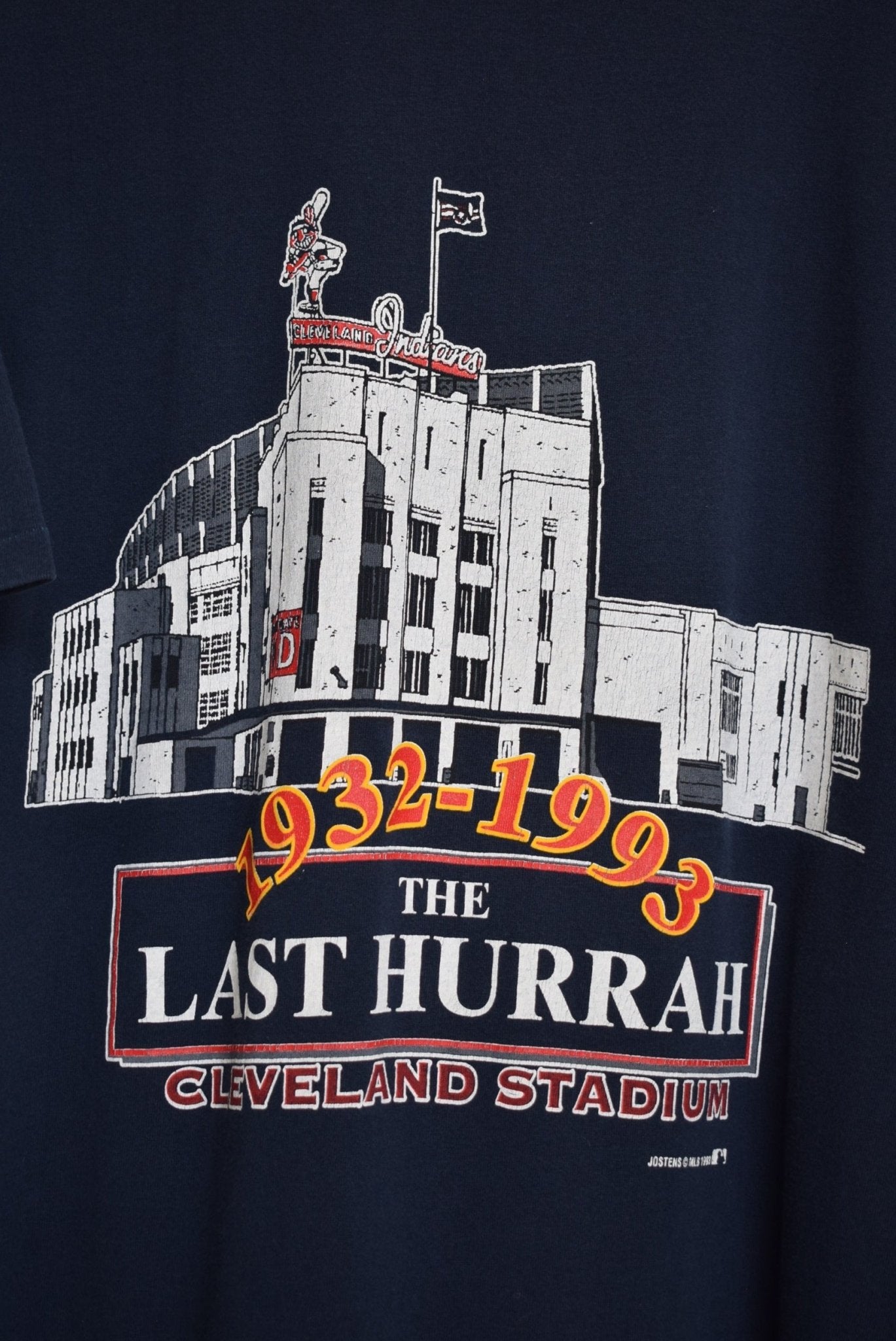 MLB Cleveland Stadium 'Last Hurrah' Tee — 1993 (XL) - Retrospective Store