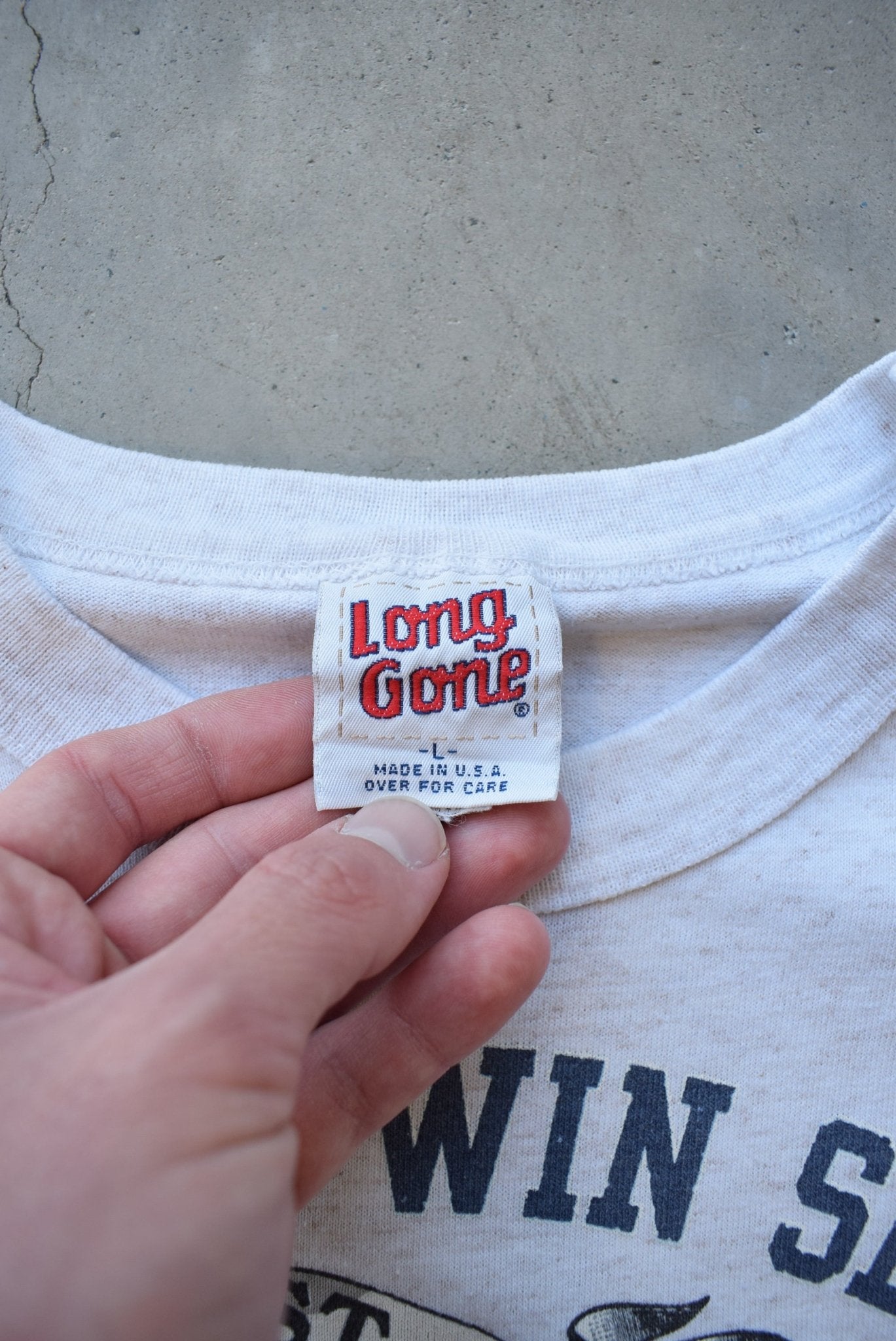 MLB St. Louis Cardinals World Series Champions Grey All-Over-Print Tee — 1992 (L) - Retrospective Store